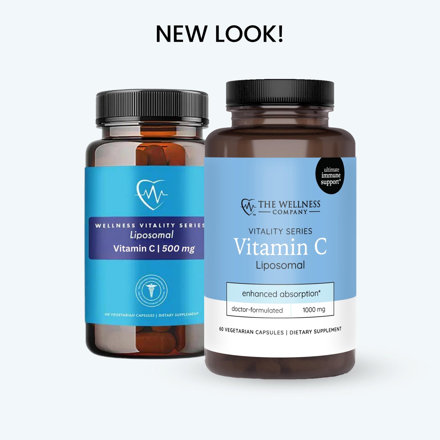 The Wellness Company Liposomal Vitamin C – Ultimate Absorption for Immune Support Capsule 60 Count