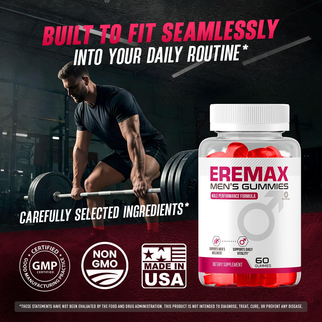 OVICIA Eremax Gummies 180 Gummies