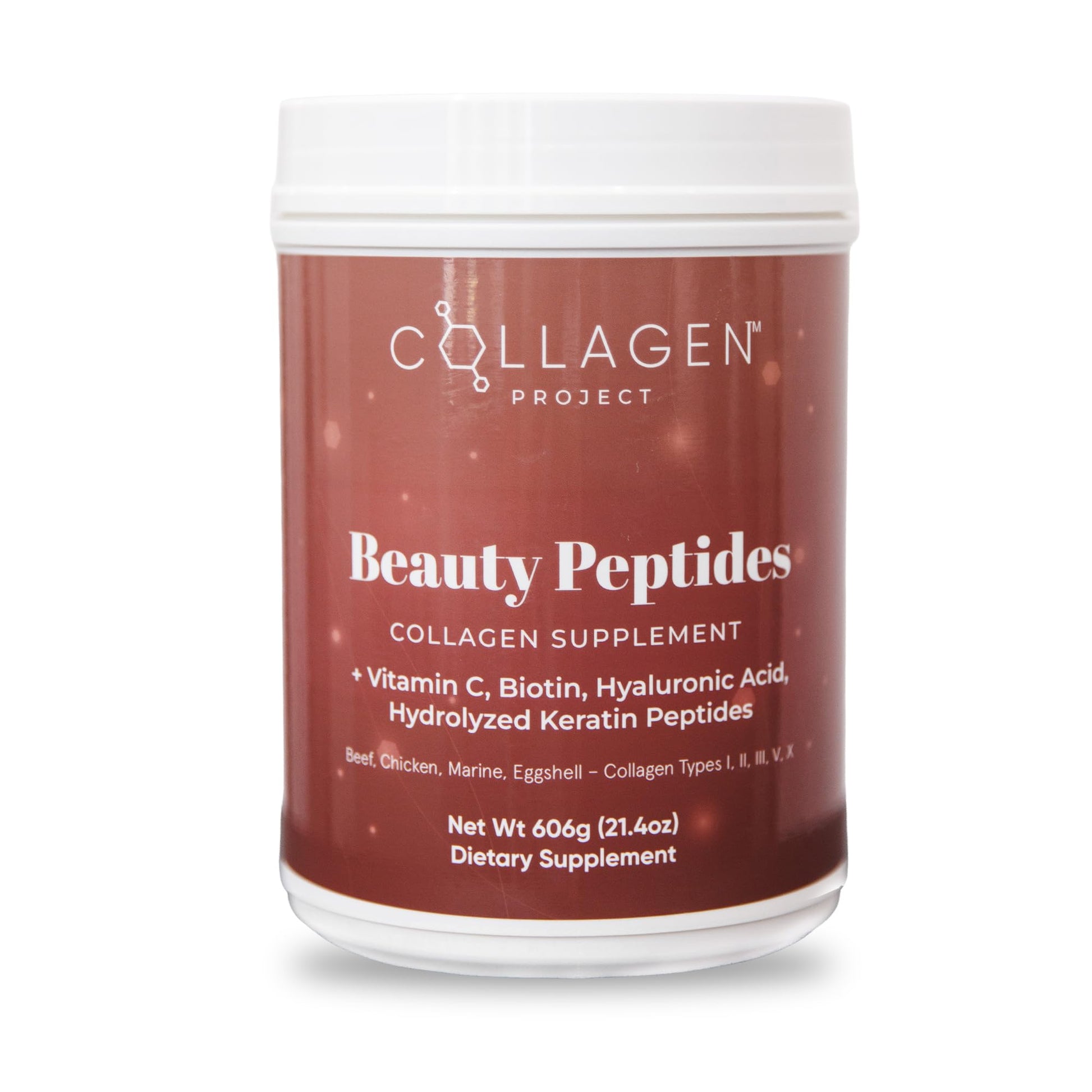 Collagen Project 6-in-1 Premium Multi-Collagen Beauty Formula Powder 21.4 oz