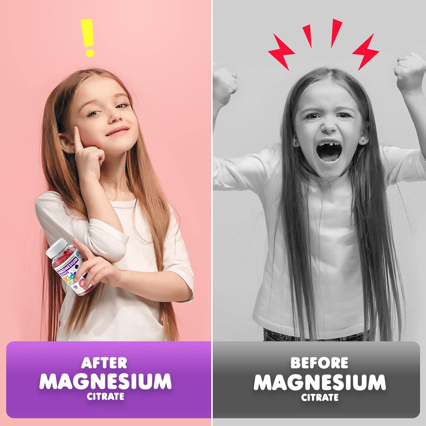 DR. MORITZ Magnesium Gummies for Kids Sugar-Free, 60 Count