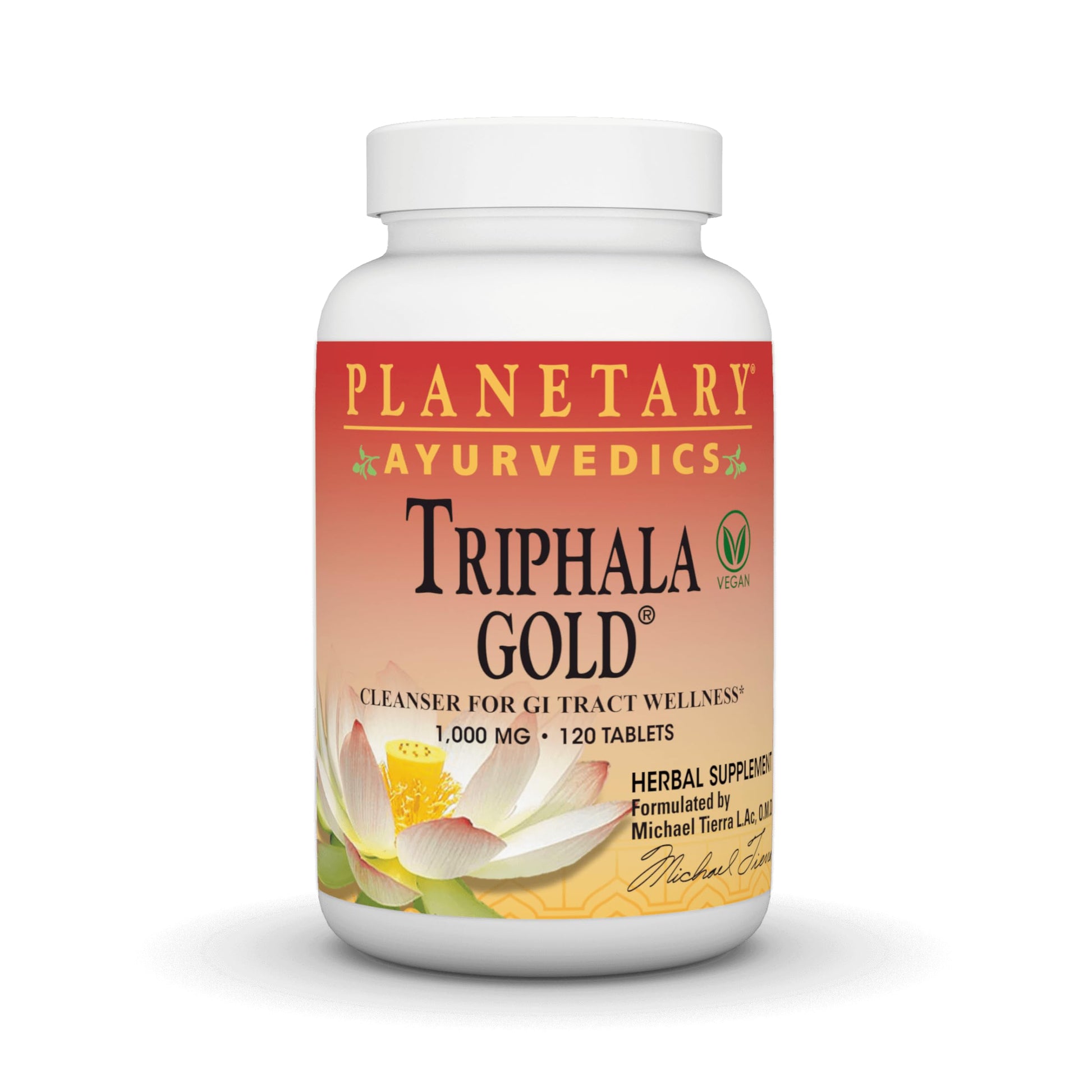 Planetary Herbals Triphala Gold 1000mg Extra Strength Ayurvedic 120 Tablets