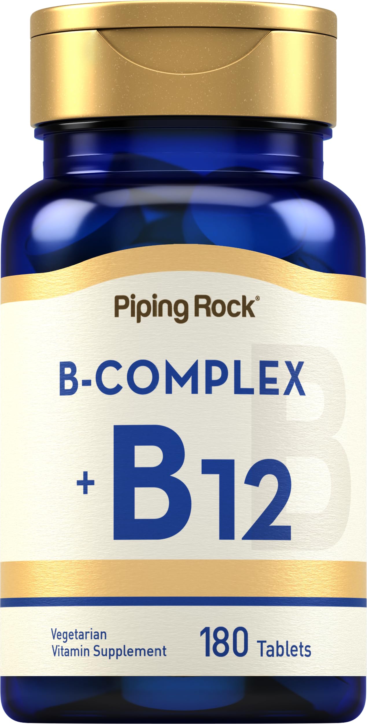 Piping Rock Vitamin B Complex with B12 180 Tablets