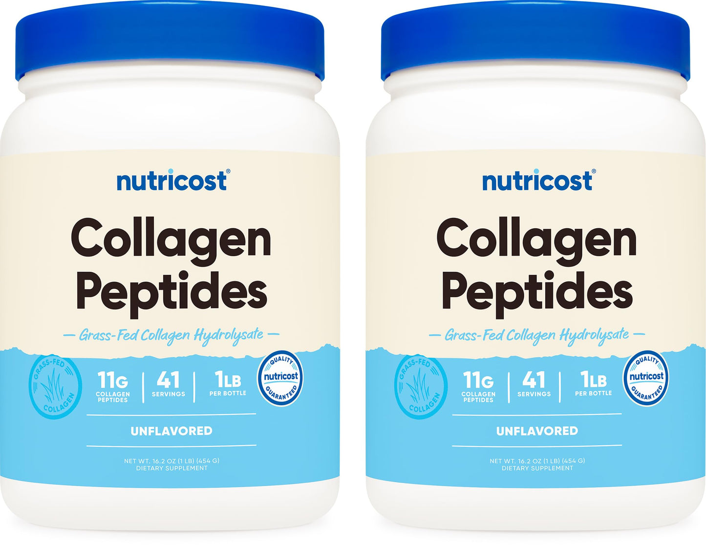 Nutricost Pure Collagen Hydrolysate (Bovine) Powder, 32 Servings