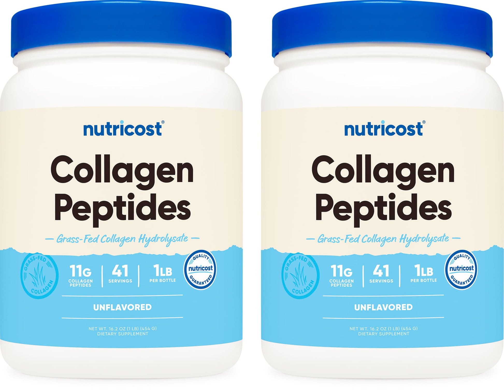 Nutricost Pure Collagen Hydrolysate (Bovine) Powder, 32 Servings