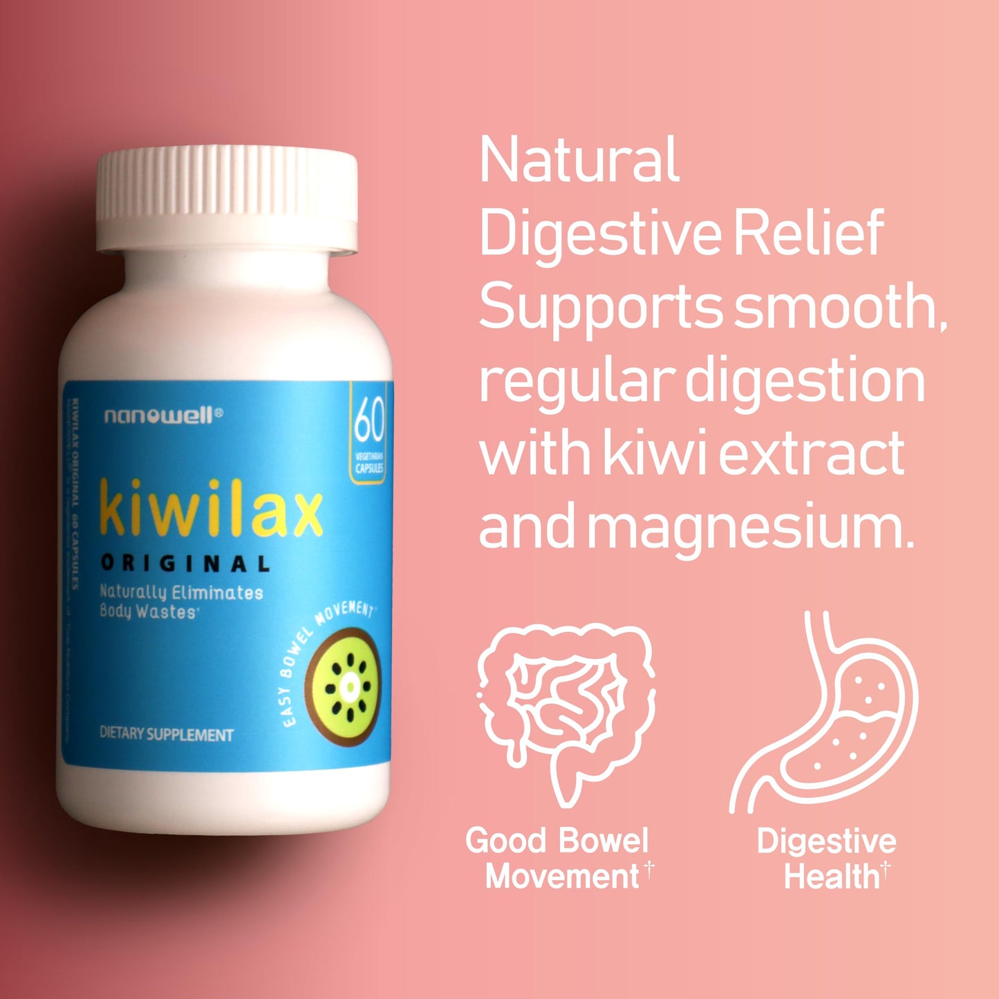 NANOWELL Kiwilax Original 60 Capsules