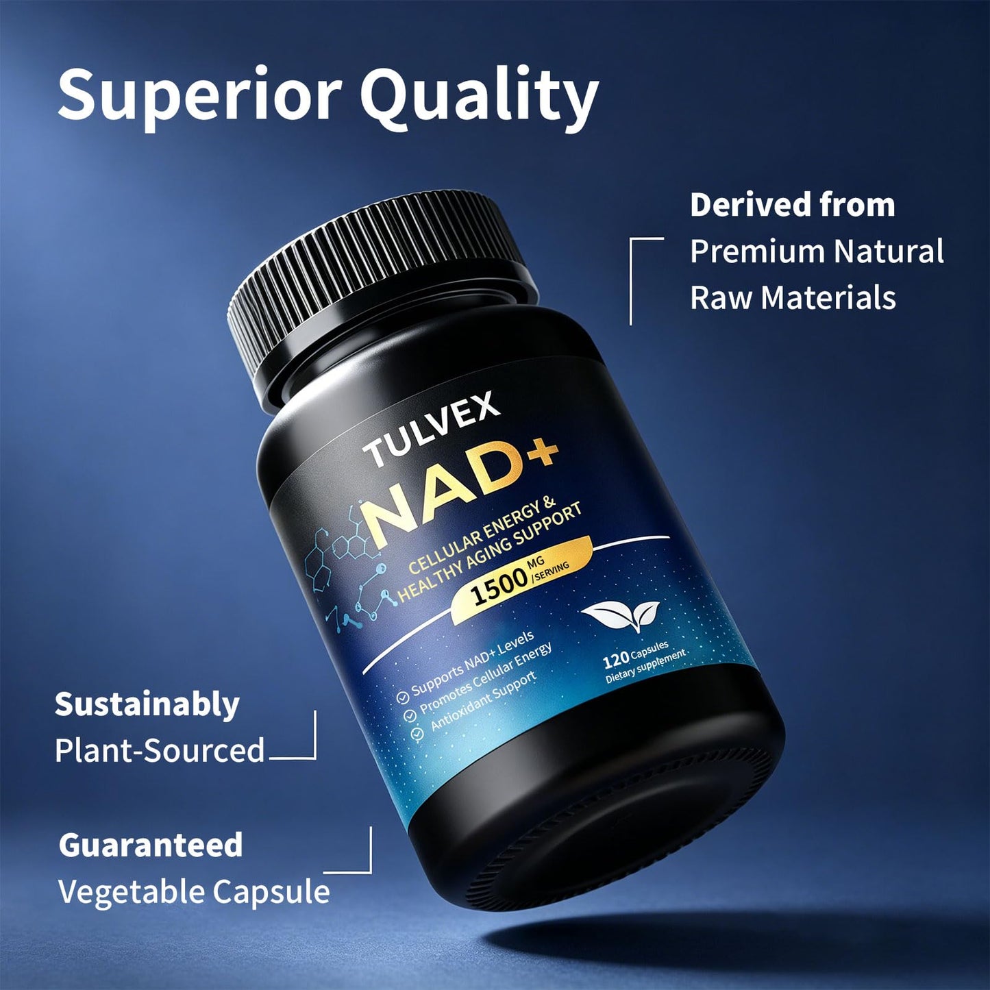 Tulvex NAD Supplement Capsule, 120 Capsules