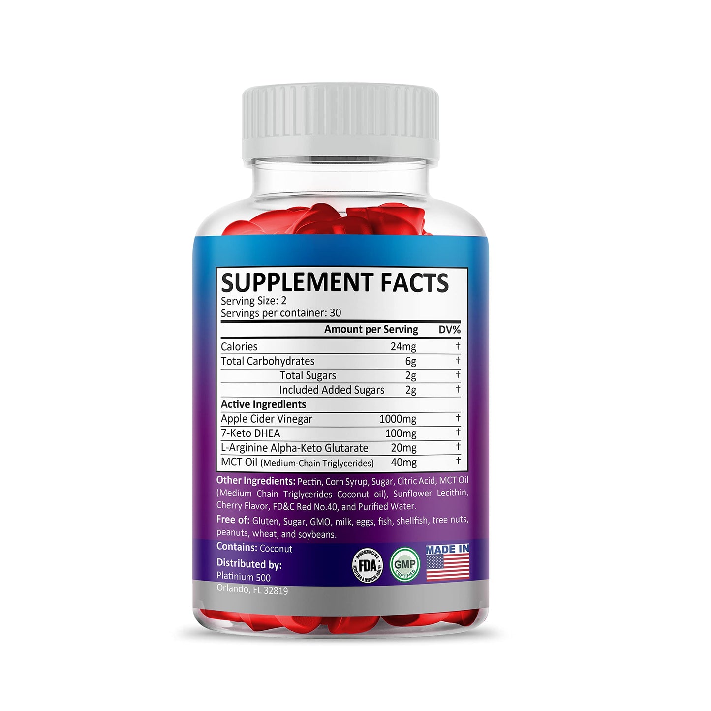 Gold Nutra Keto Blast Gummies 1 Count