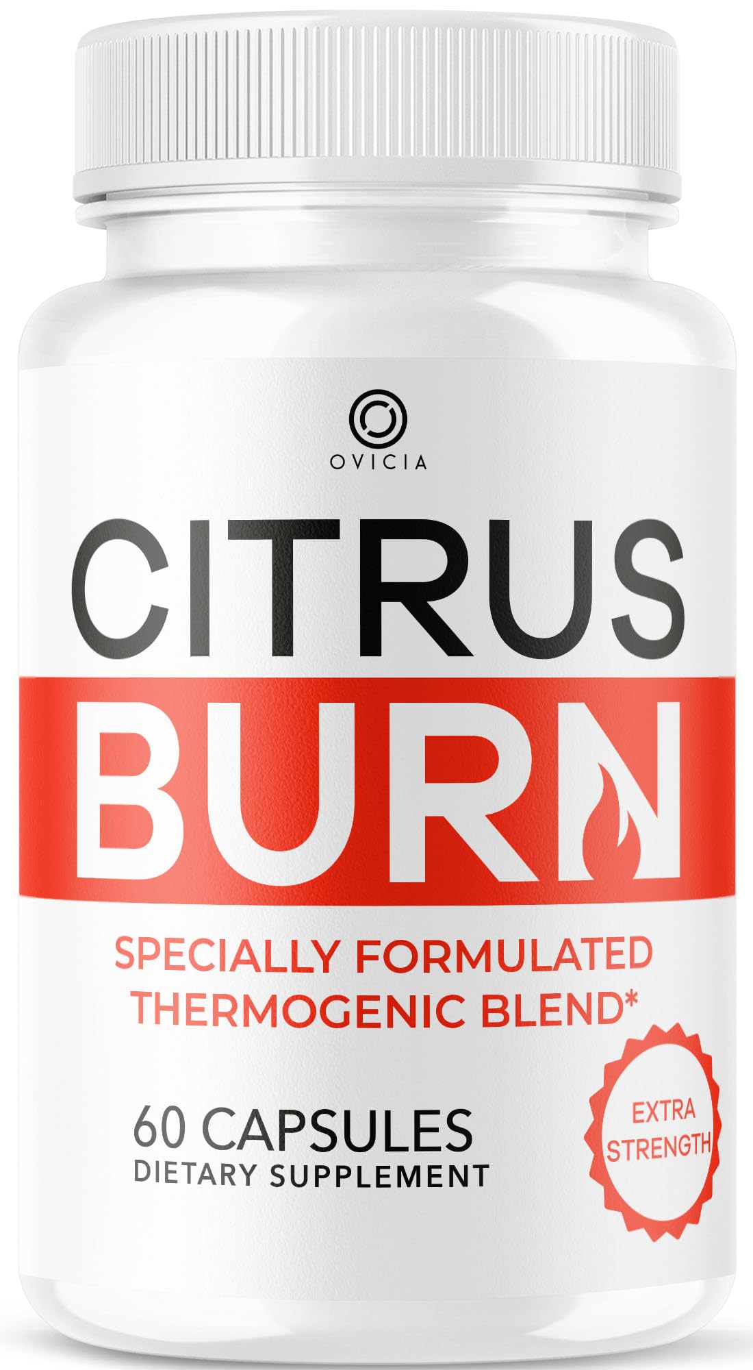 OVICIA Citrus Burn CitrusBurn Capsules Maximum Strength Advanced Formula Daily Premium Natural Ingredients Support for Overall Health & General Wellness, 60 Capsules