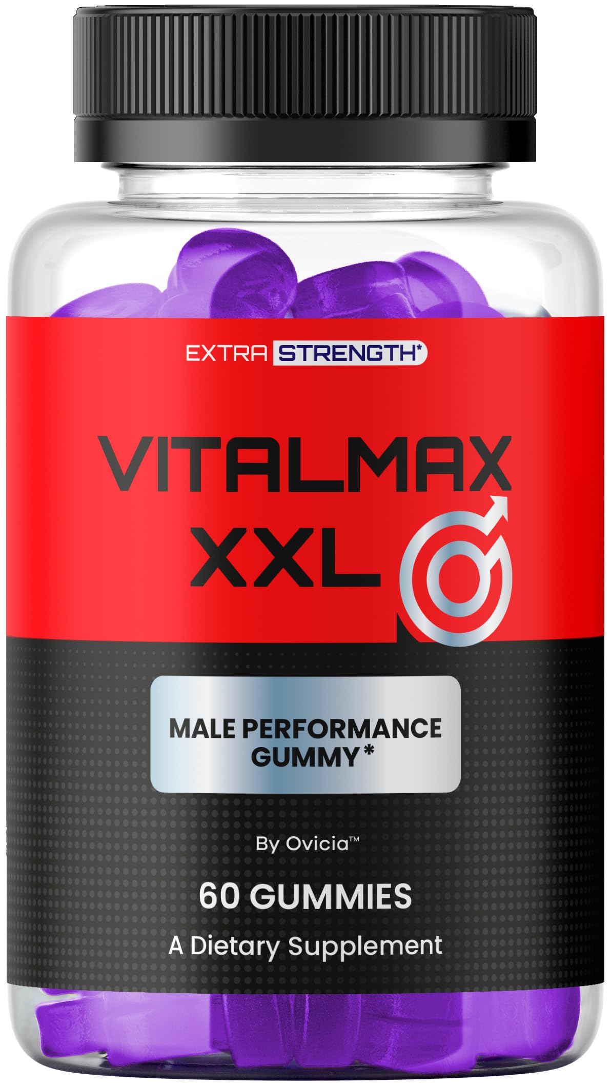 OVICIA VitalMax XXL Gummies, 60 Gummies