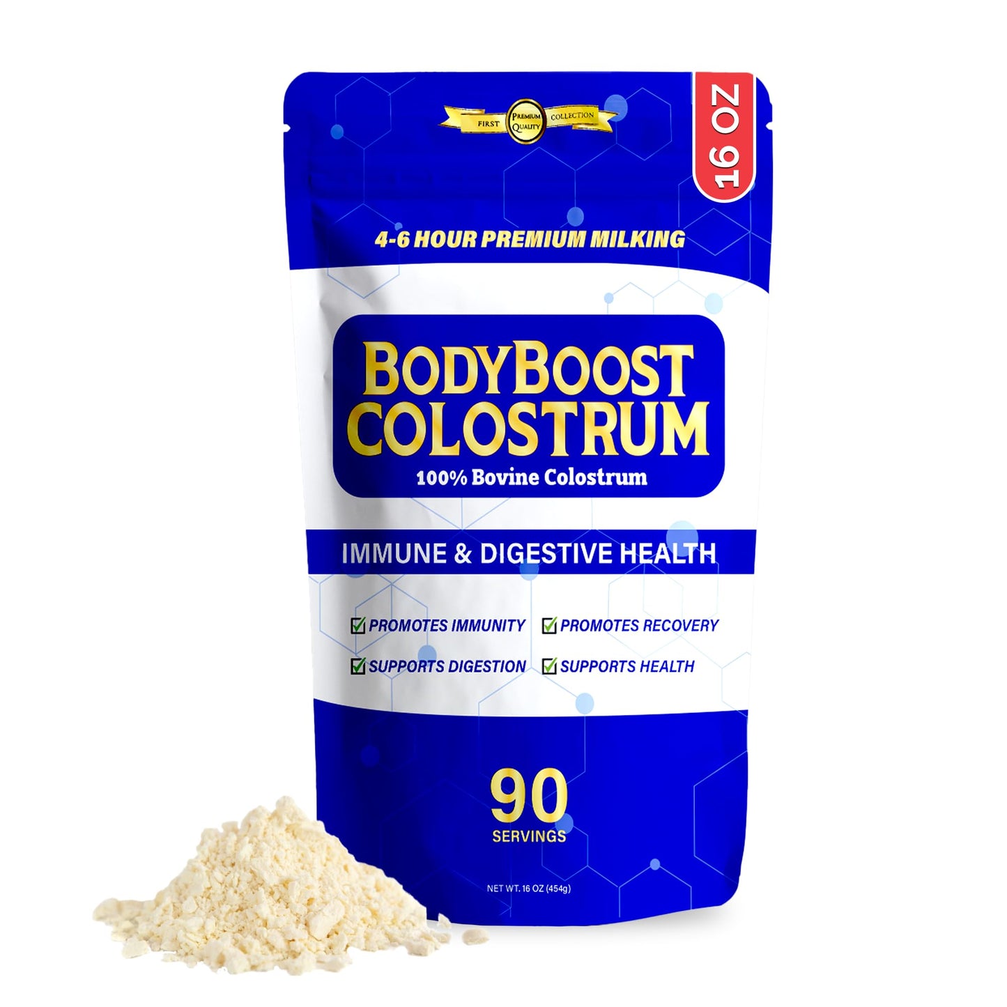 BodyBoost Colostrum Powder, 16 oz