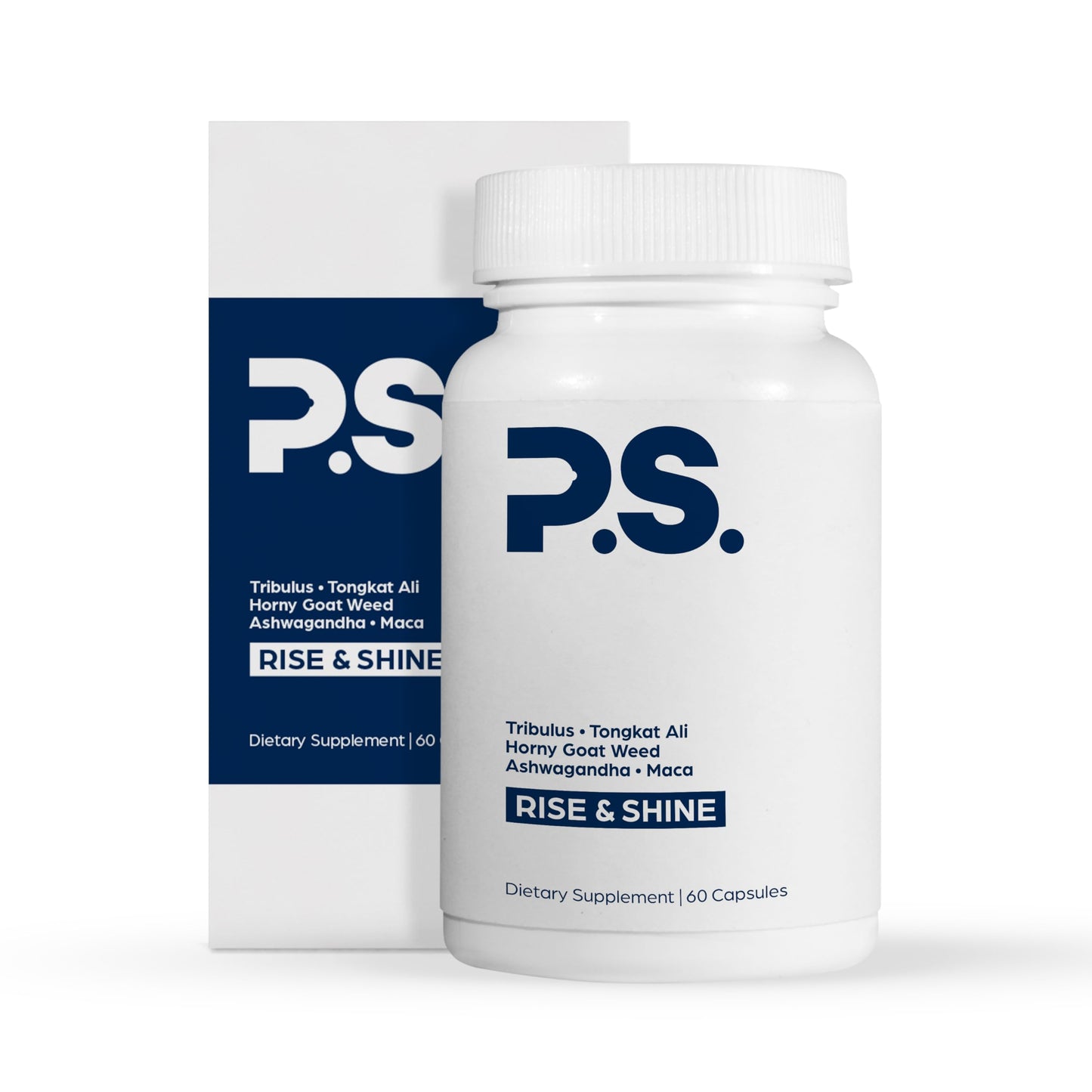 PS Natural Testosterone Booster for Men Capsules 60 Count