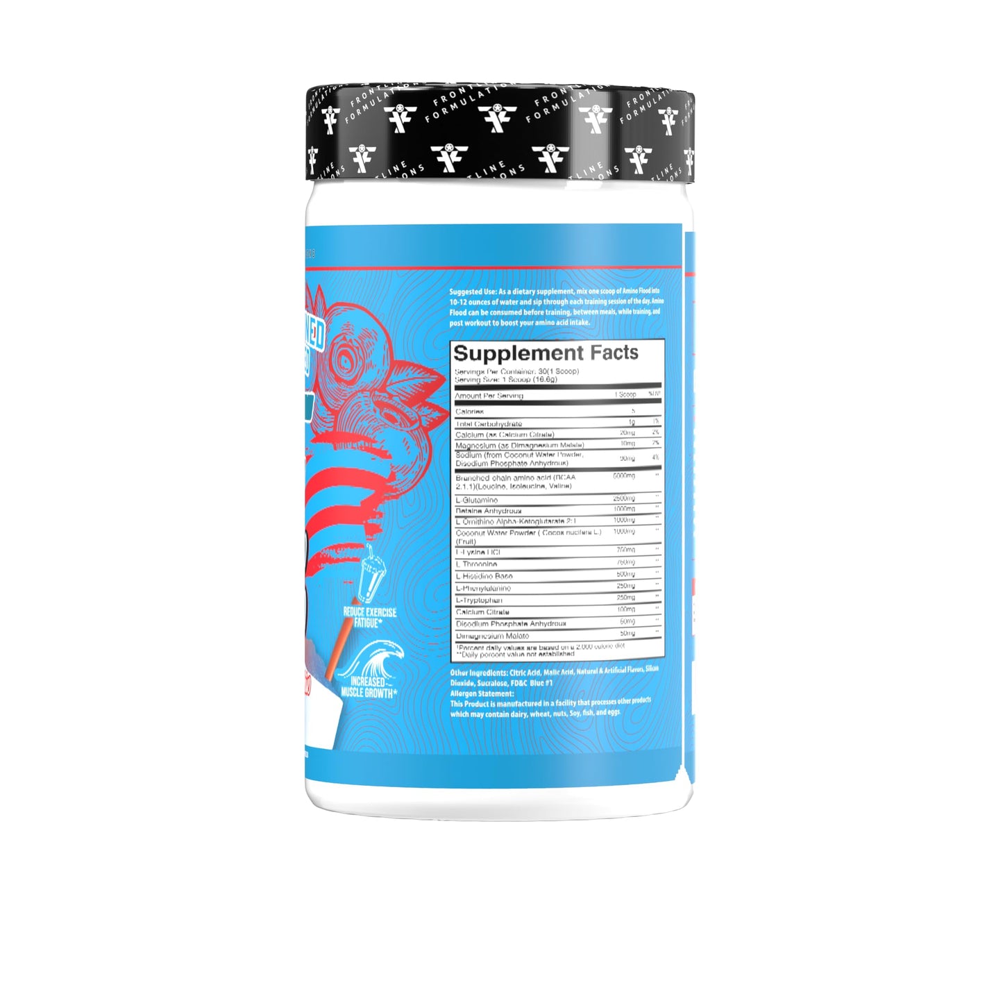 Frontline Formulations Amino Flood BCAA EAA Powder, 16 Servings