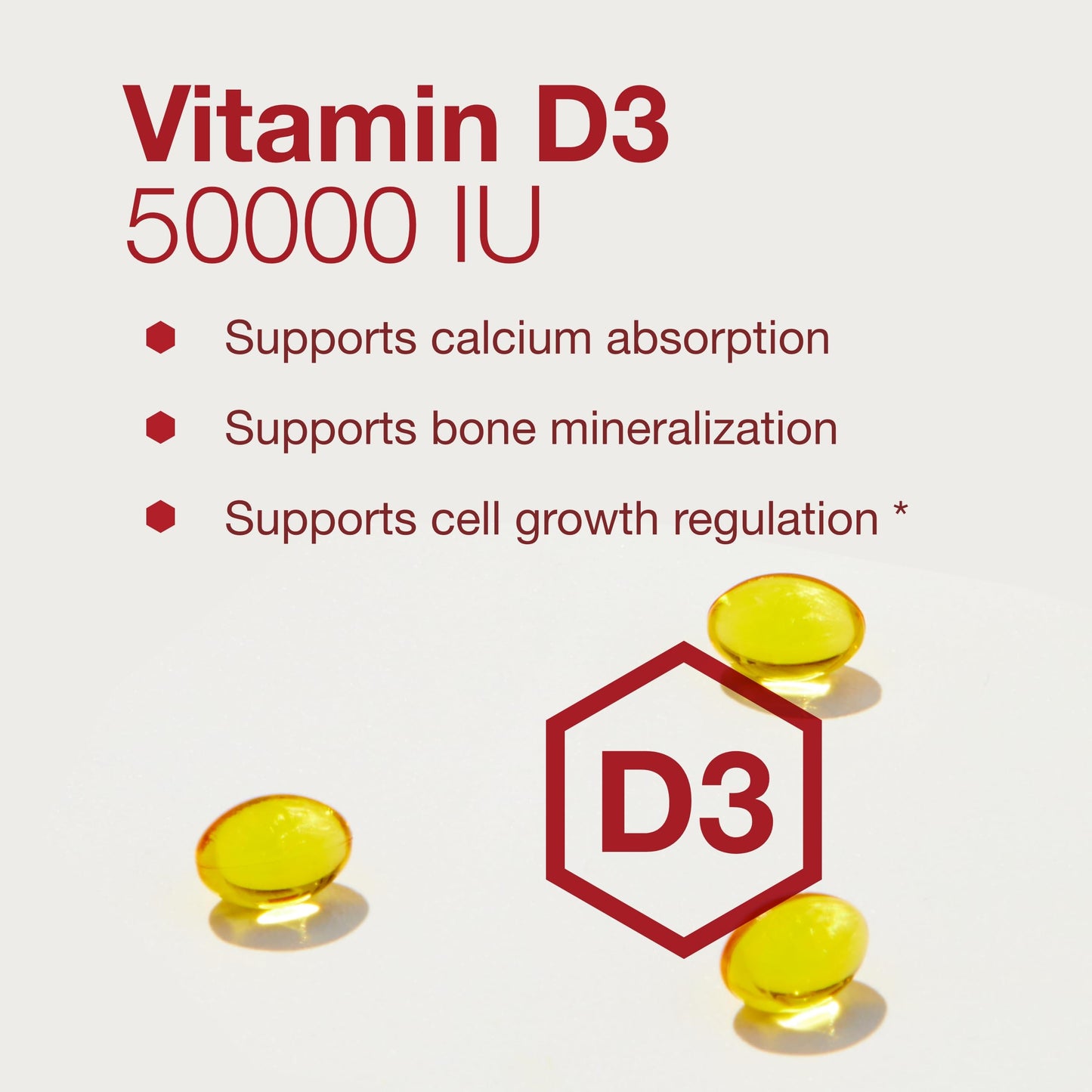 Protocol for Life Balance Vitamin D3 50000 IU Softgel, 50 Softgels