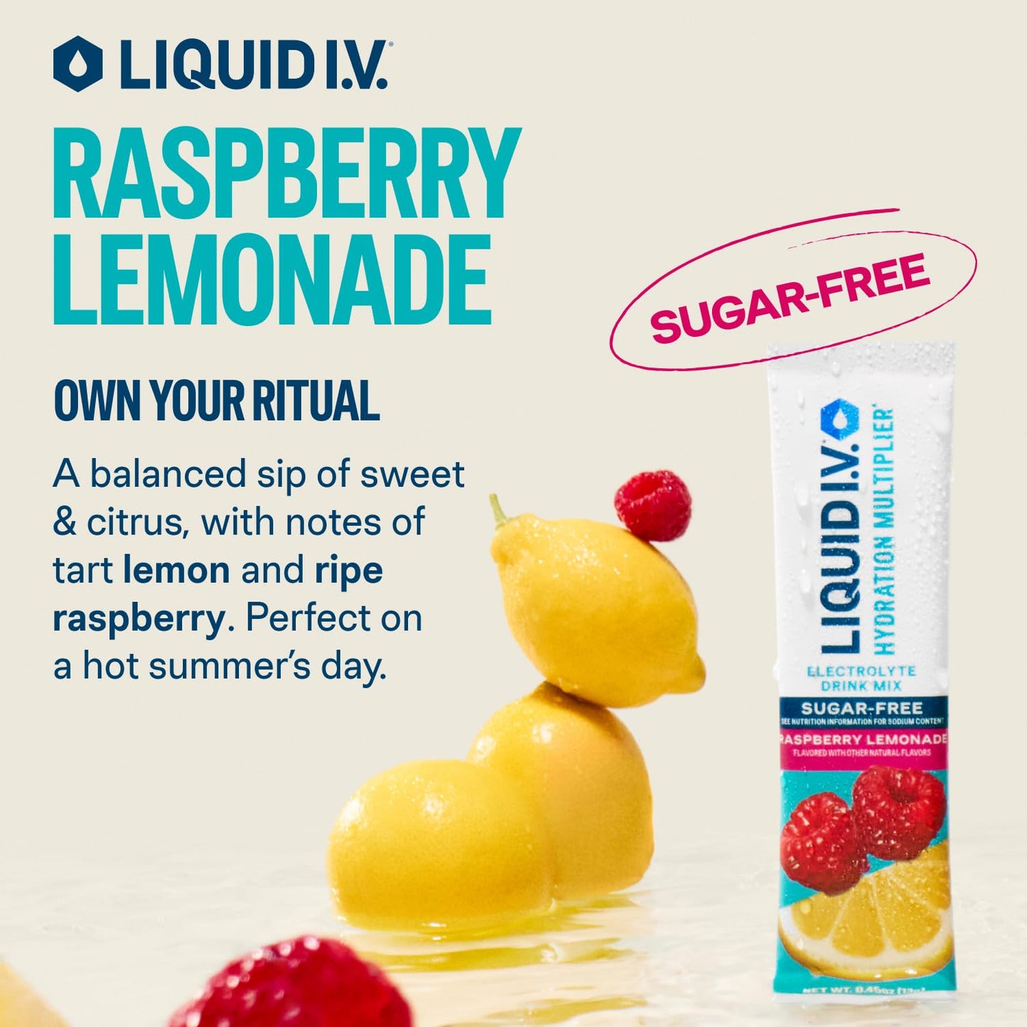 Liquid I.V. Sugar Free Hydration Electrolytes Powder, 42 Count