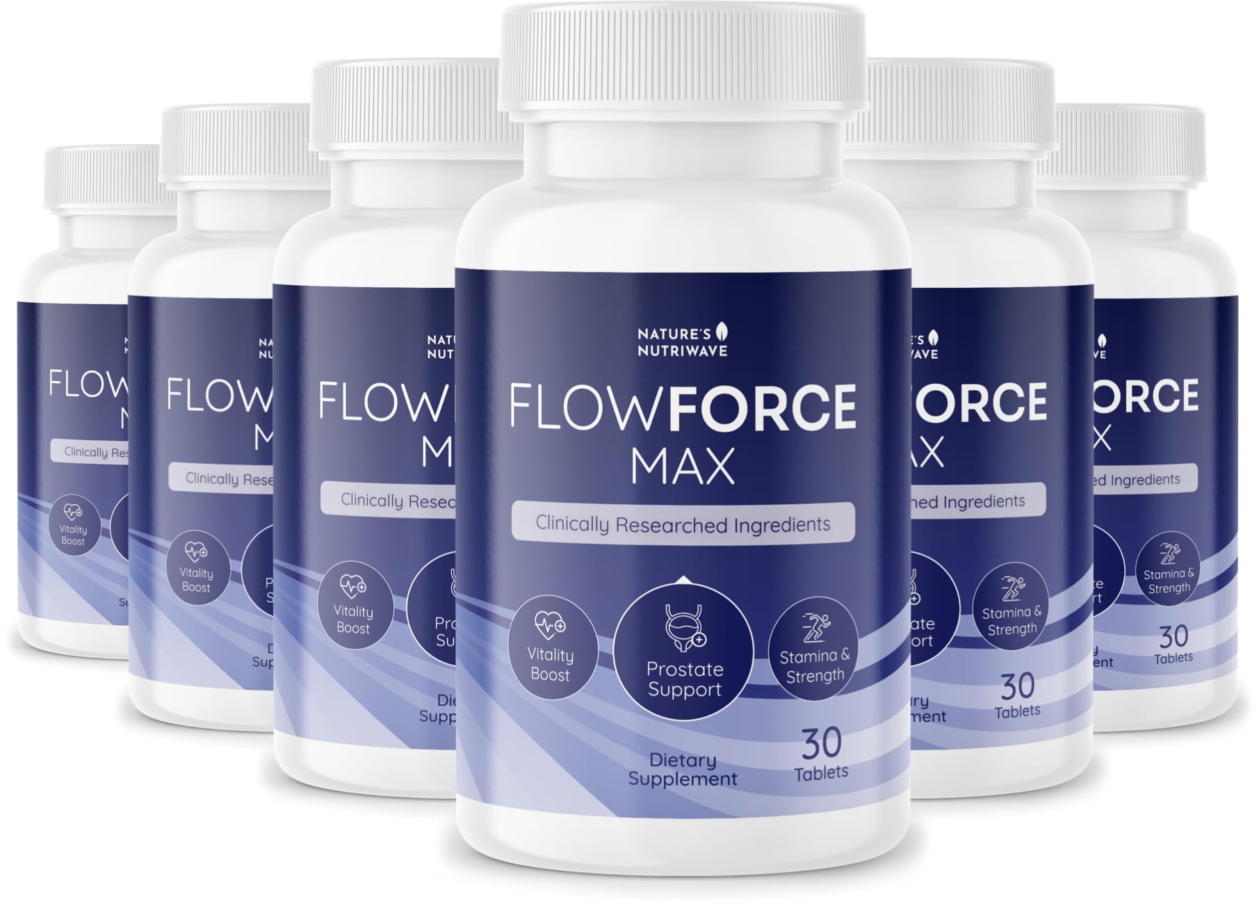 Nature’s NutriWave FlowForceMax Saw Palmetto Chewable Tablets 180 Tablets