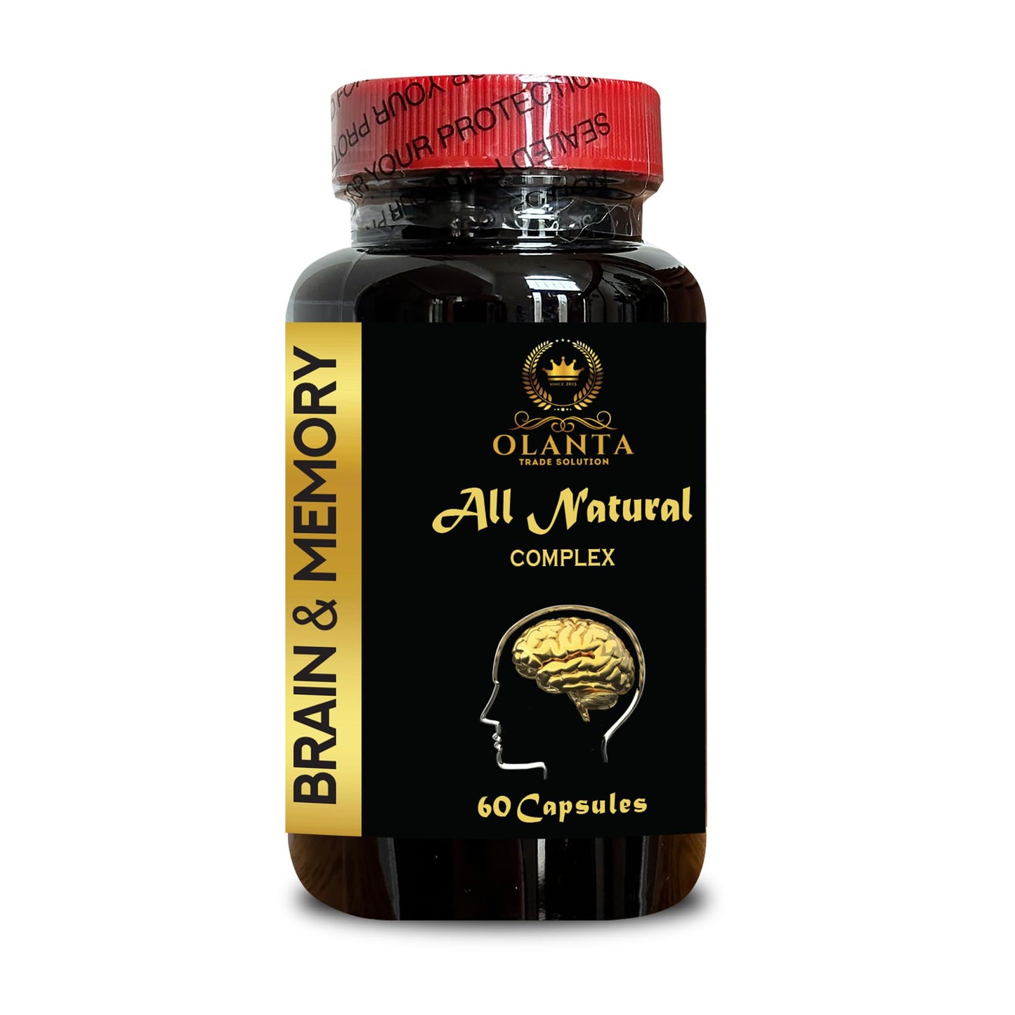 OLANTA TRADE SOLUTION Mind Matrix Memory & Focus Support Brain Booster Capsules, 60 Capsules