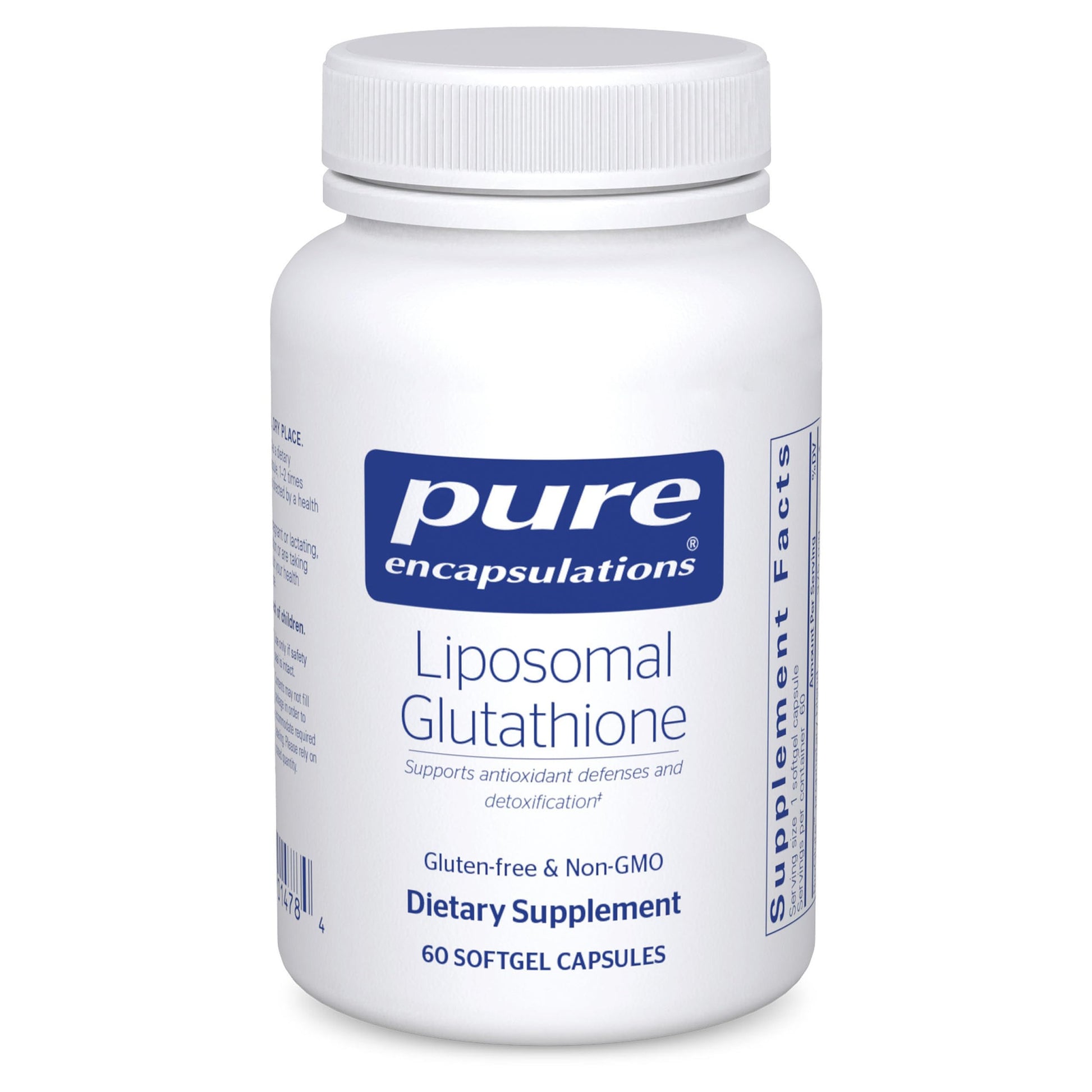 Pure Encapsulations Liposomal Glutathione Softgel 60