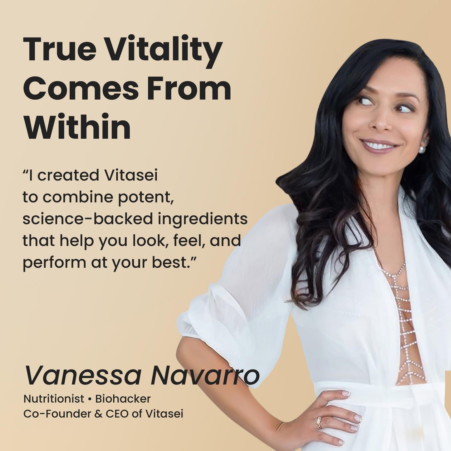VITASEI Collagen Peptides Powder – Hydrolyzed Collagen with Resveratrol, Vitamin C & Hyaluronic Acid – Hair, Skin, Nails & Joint Support – Coconut Flavor, 16 oz