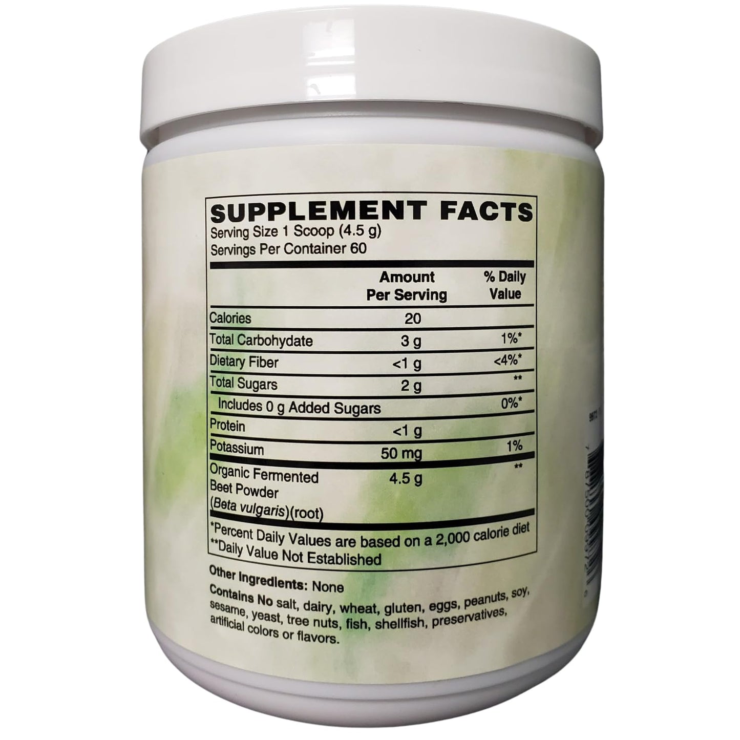 Holly Hill Health Foods Fermented Whole Food Organic Beets Powder 9.52 Ounces