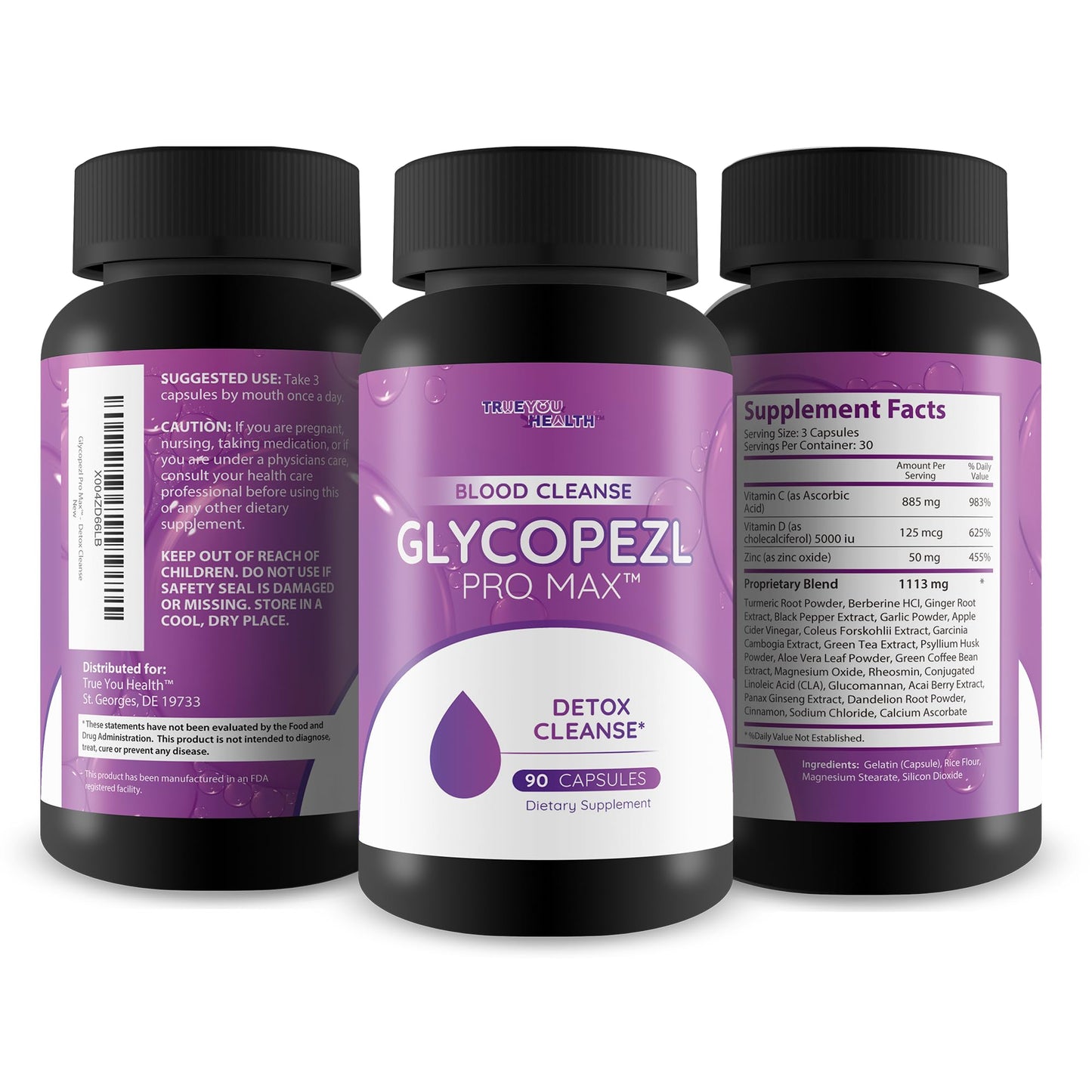 True You Health Glycopezl Pro Max 90 Capsules