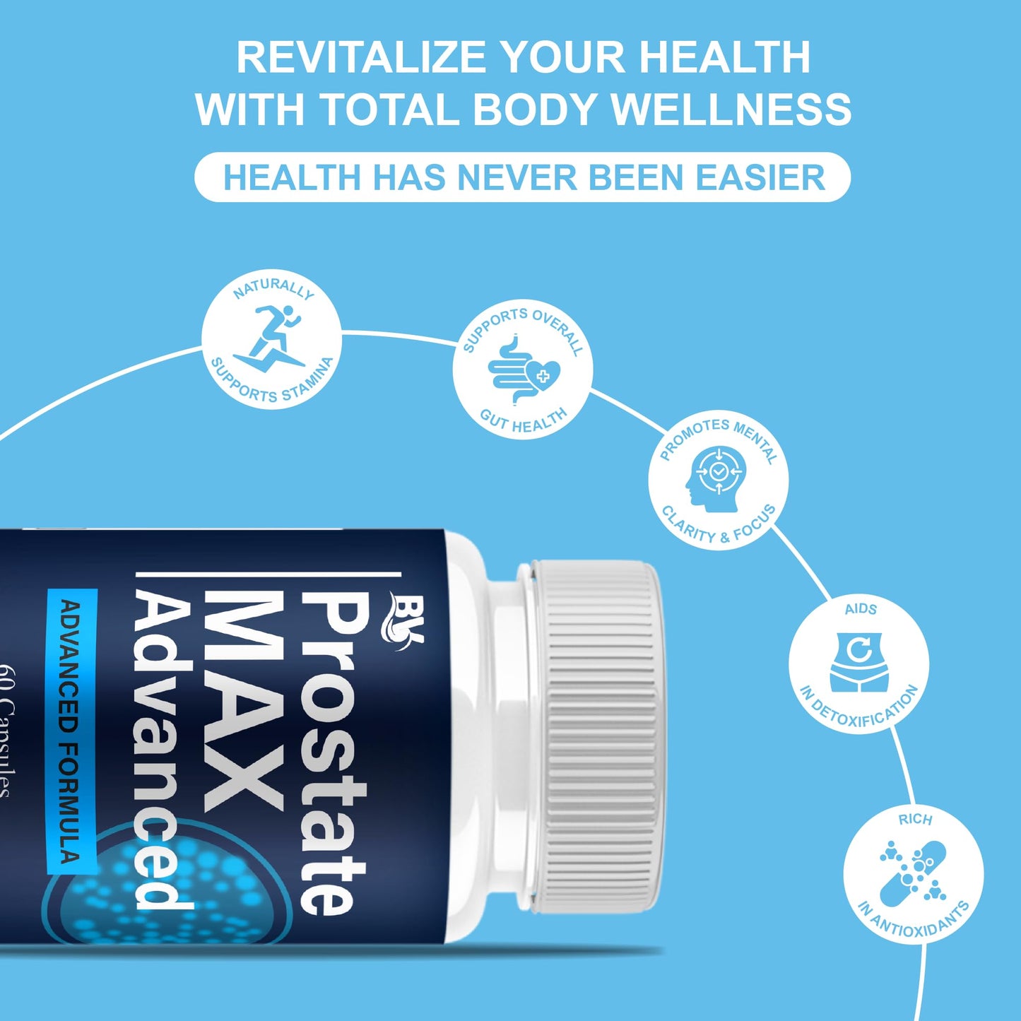 BLUE VIBE Prostate Max Advanced Capsules 120 Capsules