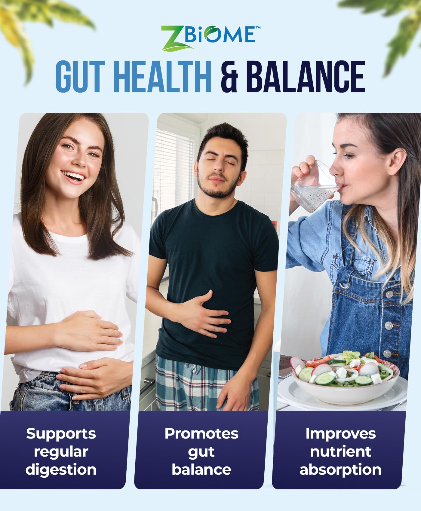 ZBIOME Prebiotics and Probiotics for Men & Women – 60 Billion CFU, 10 Strains with Acidophilus, Immune, Gut Health & Digestive Support, Capsules, 30 Count