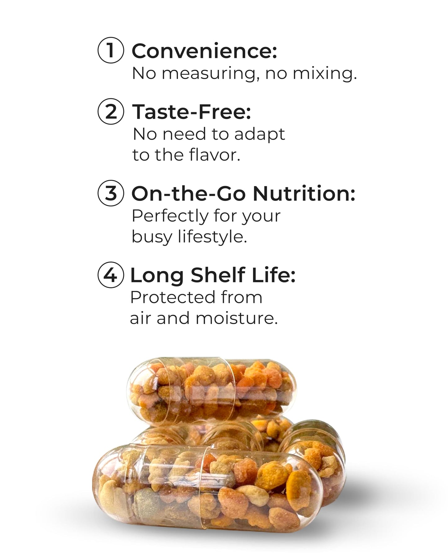 New Time Organic Beekeeping Products Bee Pollen Capsules, 60 Capsules