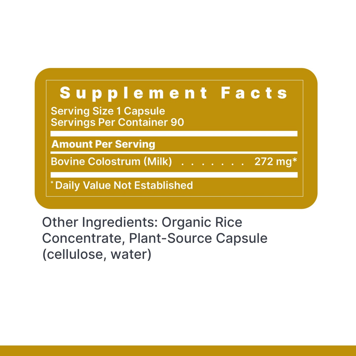 Premier Research Labs Colostrum-IgG Colostrum Supplement Grass Fed Bovine Colostrum for Humans, Immune Support & Gut Health Superfood with Lactoferrin, Amino Acids, Nucleotides, 90 Capsules