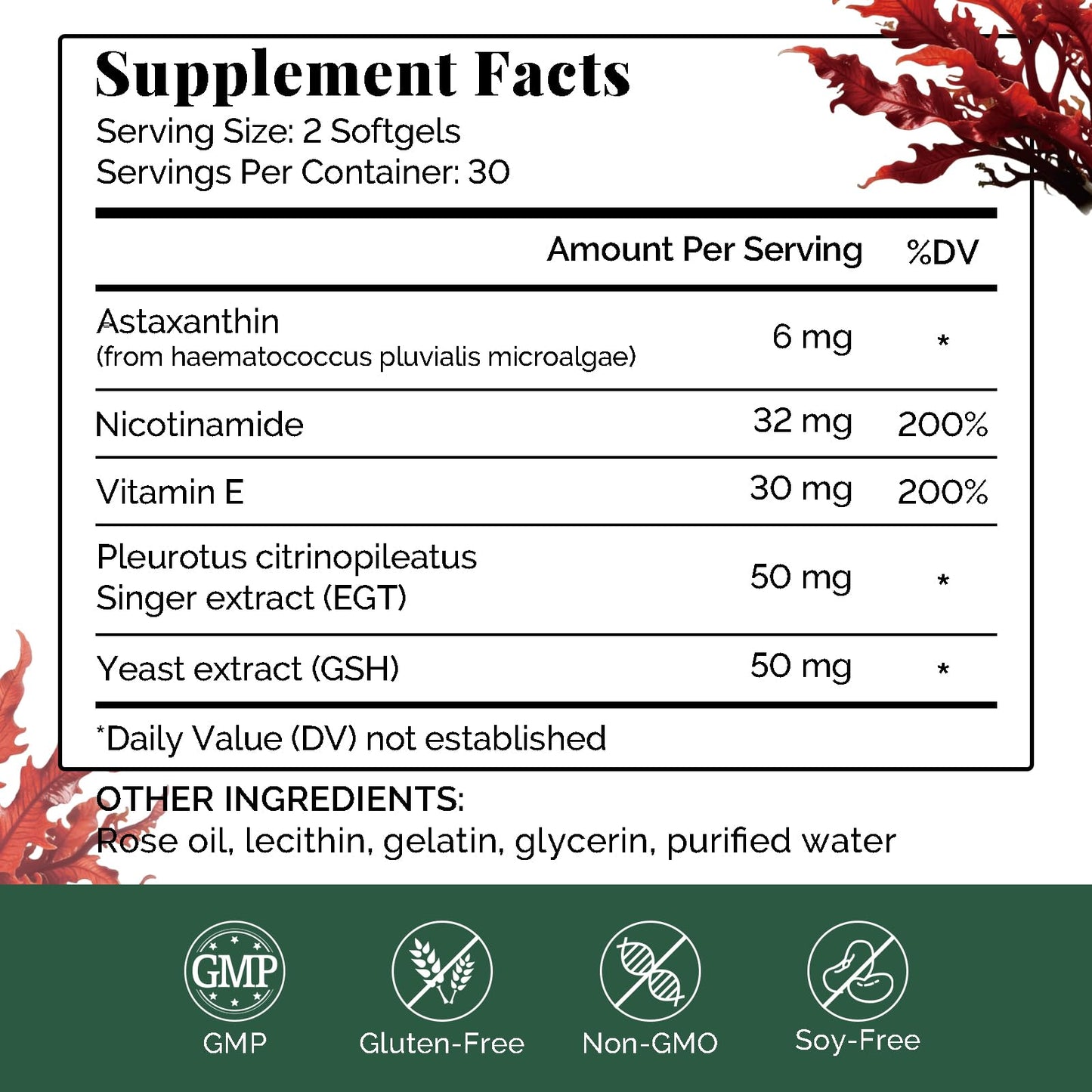 VBTOP Astaxanthin 6 mg Softgels 120