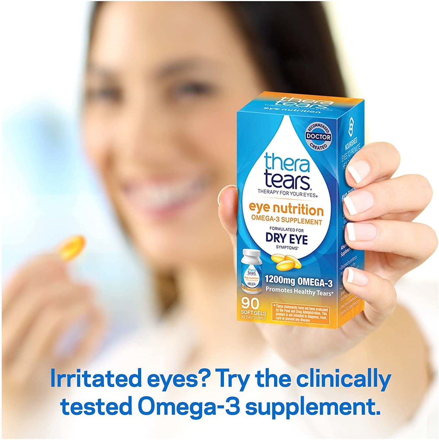 TheraTears 1200mg Omega-3 Eye Nutrition Capsule 270 Capsules