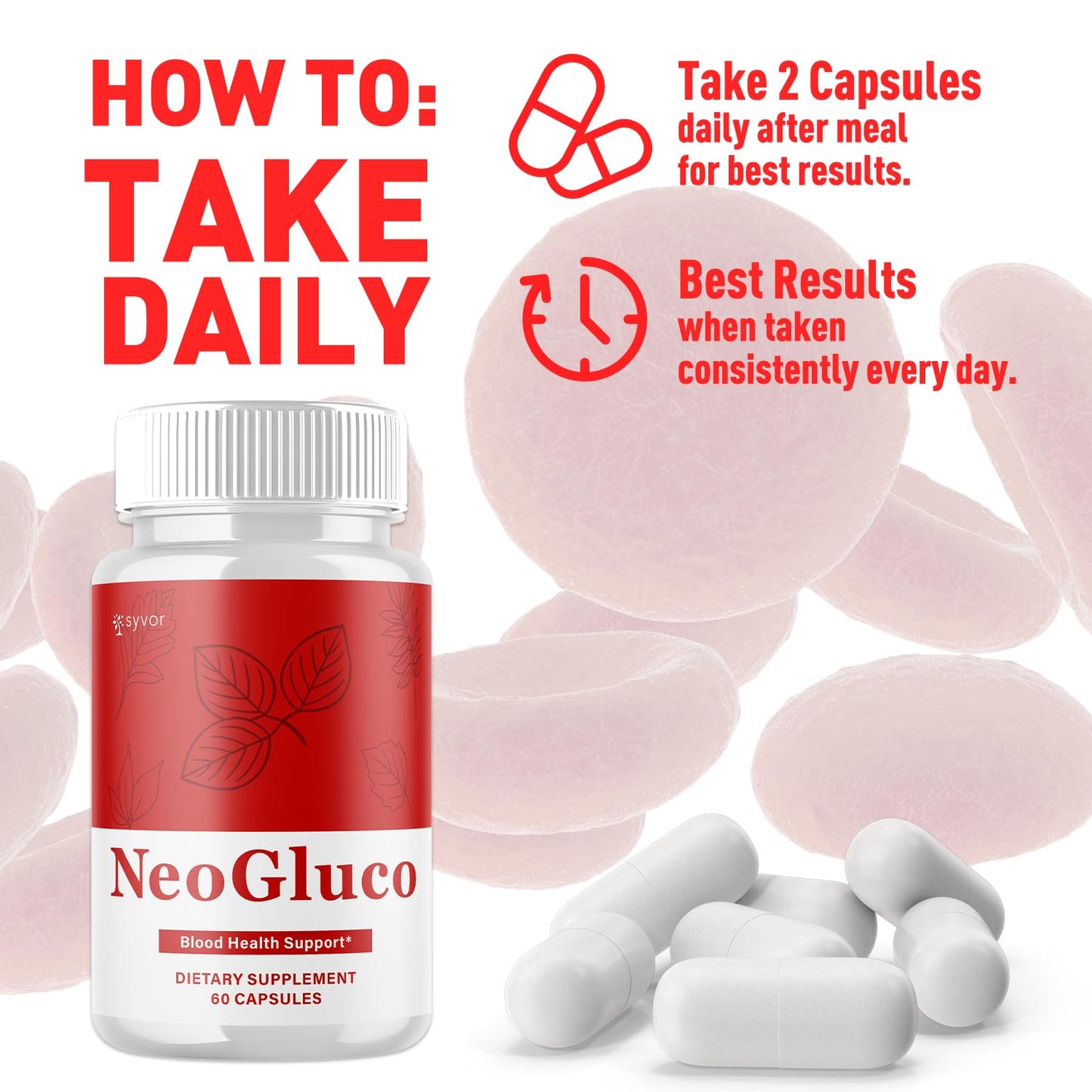 Syvor NeoGluco Glycogen Support 120 Capsules