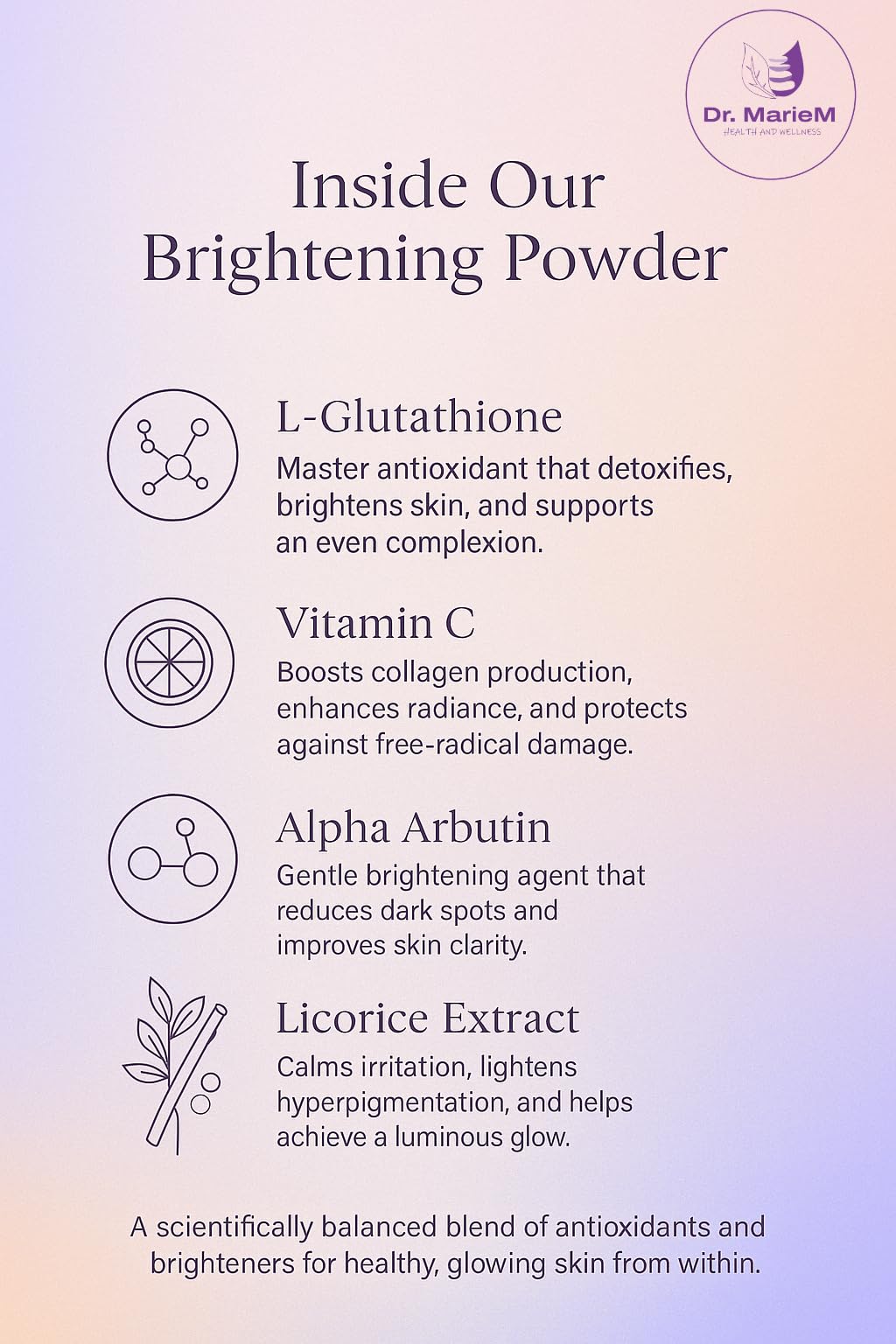 Dr. MarieM Skin Glow+ Brightening Powder 15