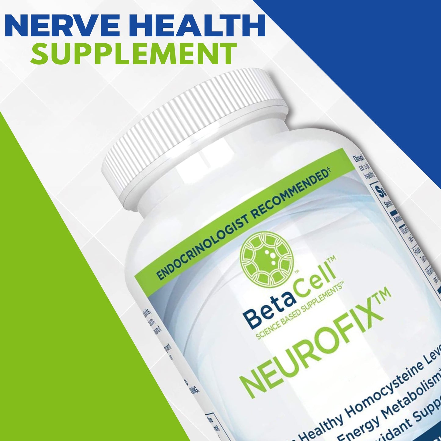 BETACELL Neurofix Nerve Support Formula Capsules, 60 Count