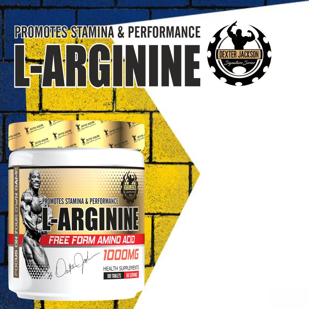 DEXTER JACKSON L-Arginine 1000mg Tablet, 180 Tablets