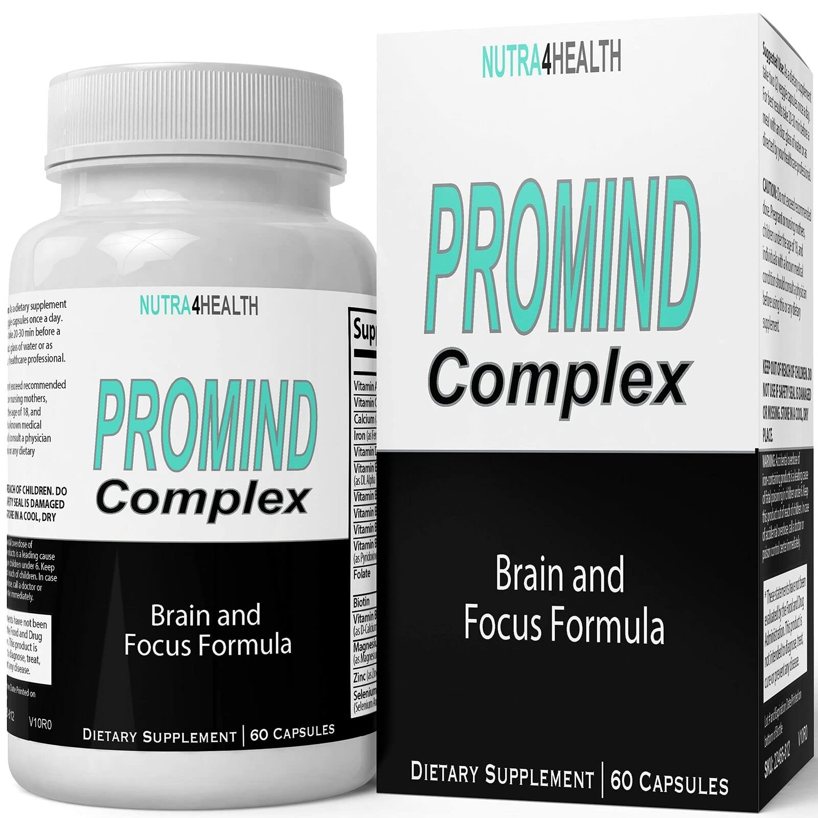 Nutra4health Pro Mind Complex Mind Tech Nootropic Capsule, 60 Capsules