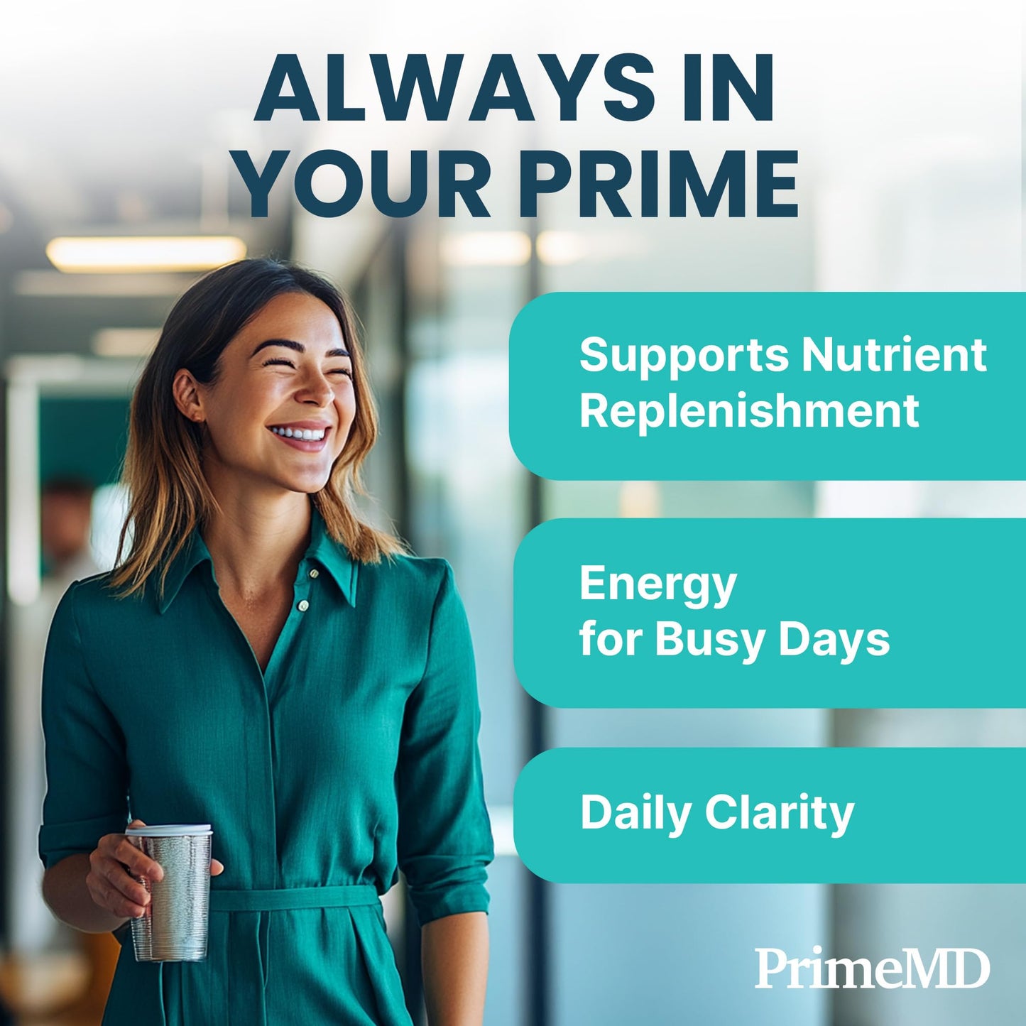 PrimeMD 4-in-1 Calcium Supplements for Women & Men Calcium Citrate with D3 K2 Vitamin 5000 IU, Calcium 600mg with Vitamin D3 K2 Everyday Vitality Capsule, 360 Capsules