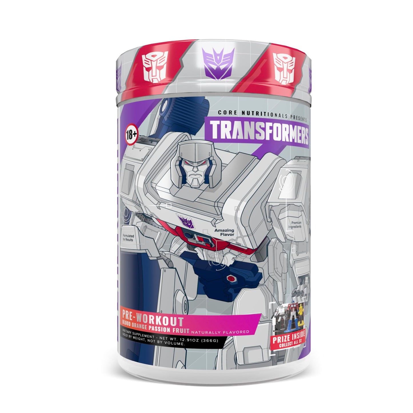 Core Nutritionals Transformers Energon Pre Workout Powder 16