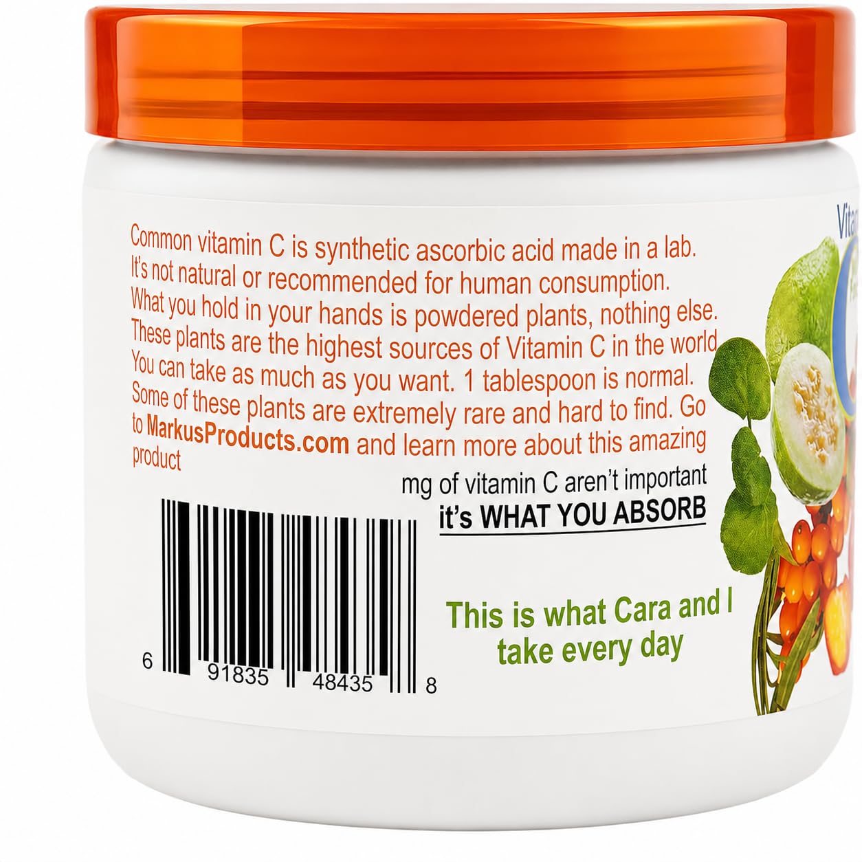 Wild Force Markus Vitamin C Powder, 10.58 oz