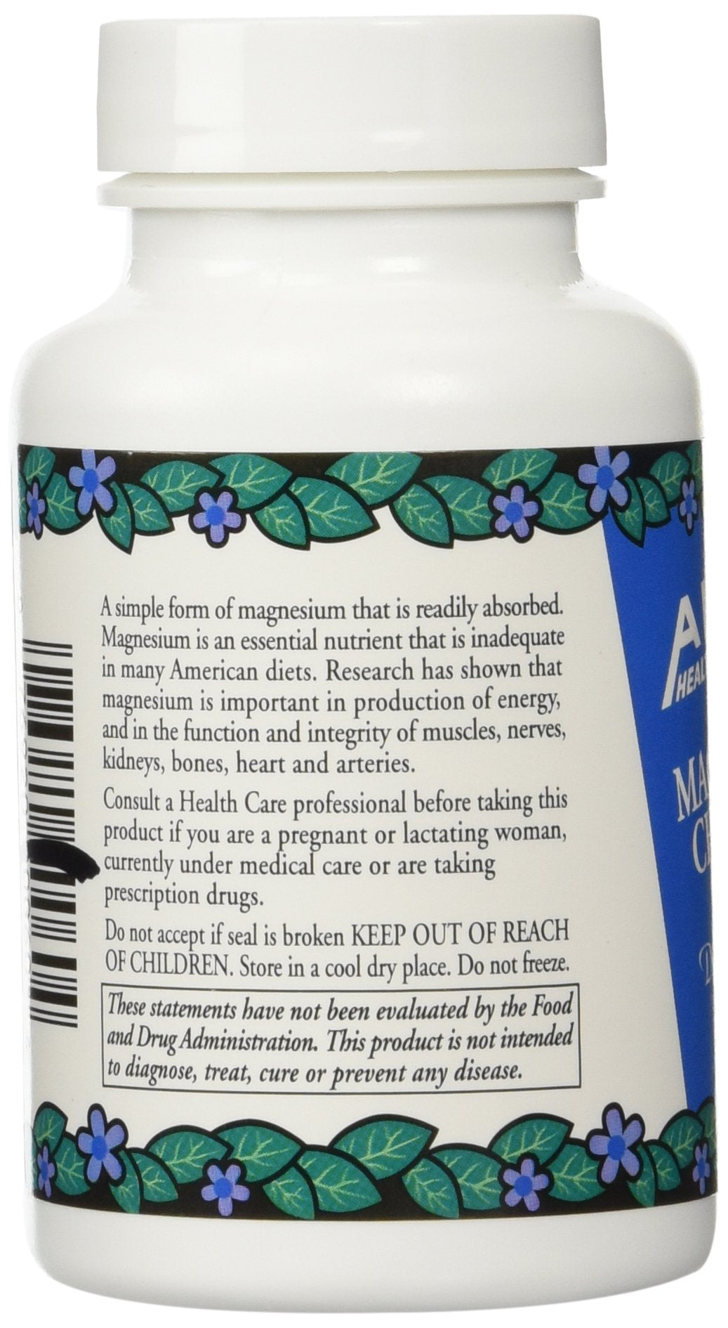 Alta Health Magnesium Chloride Tablets 100 Count