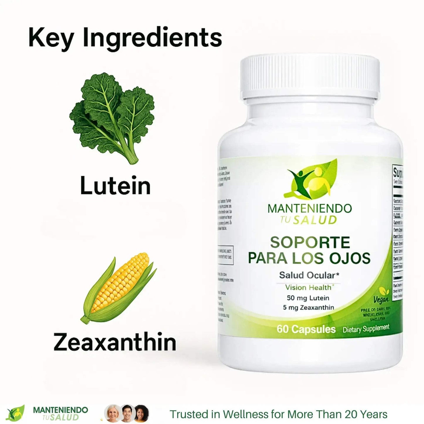 Manteniendo Tu Salud Vision Health Eye Support 60 Capsules