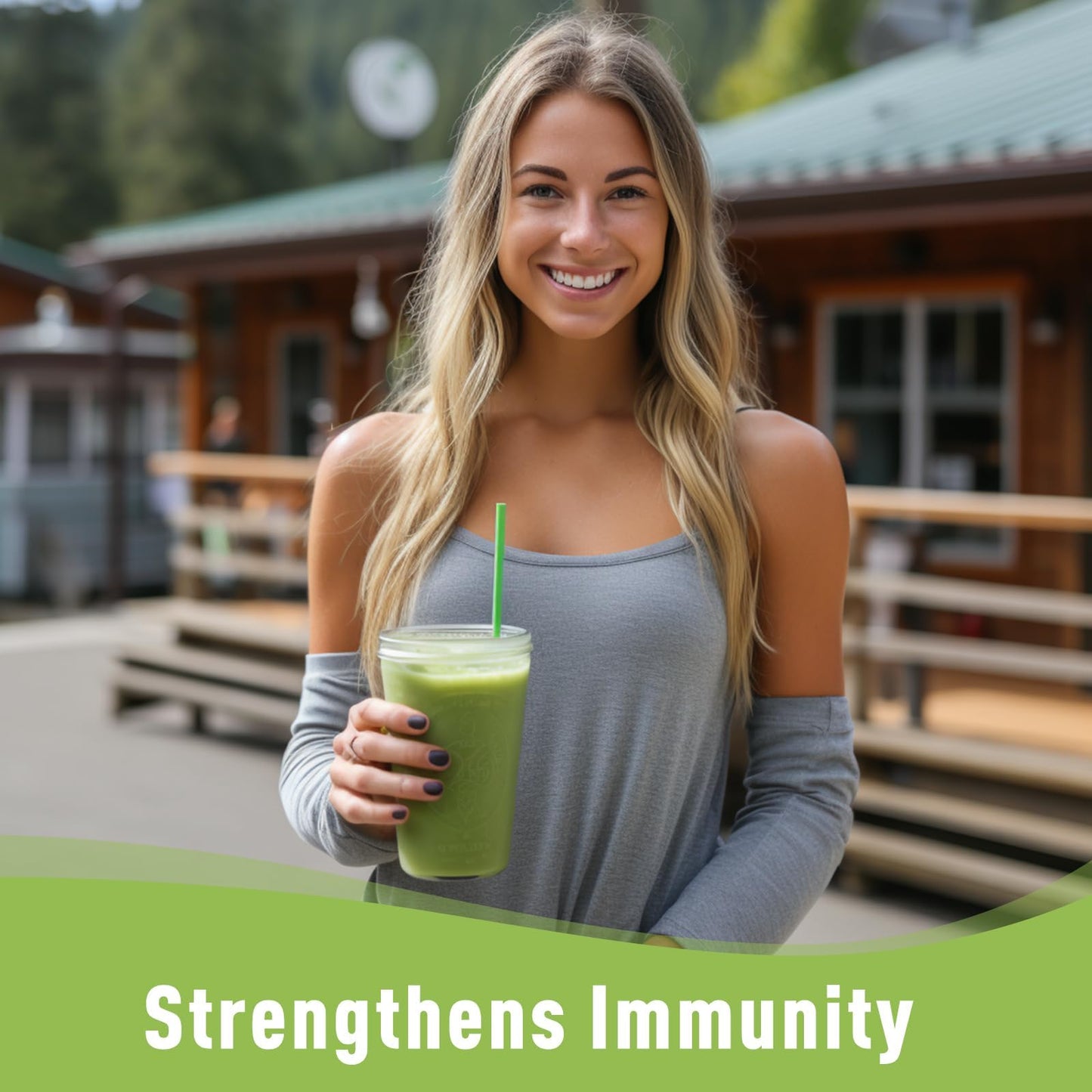 UNLEASH'D ORGANIC Organic Wheatgrass Juice Powder 16 oz