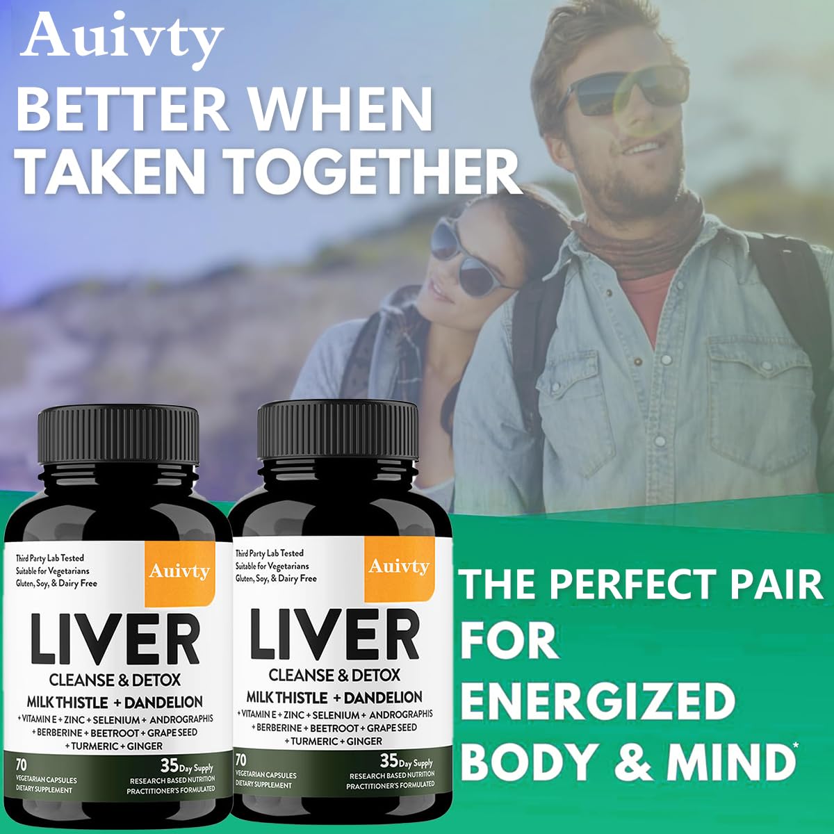 Auivty Liver Support Complex 190 Capsules
