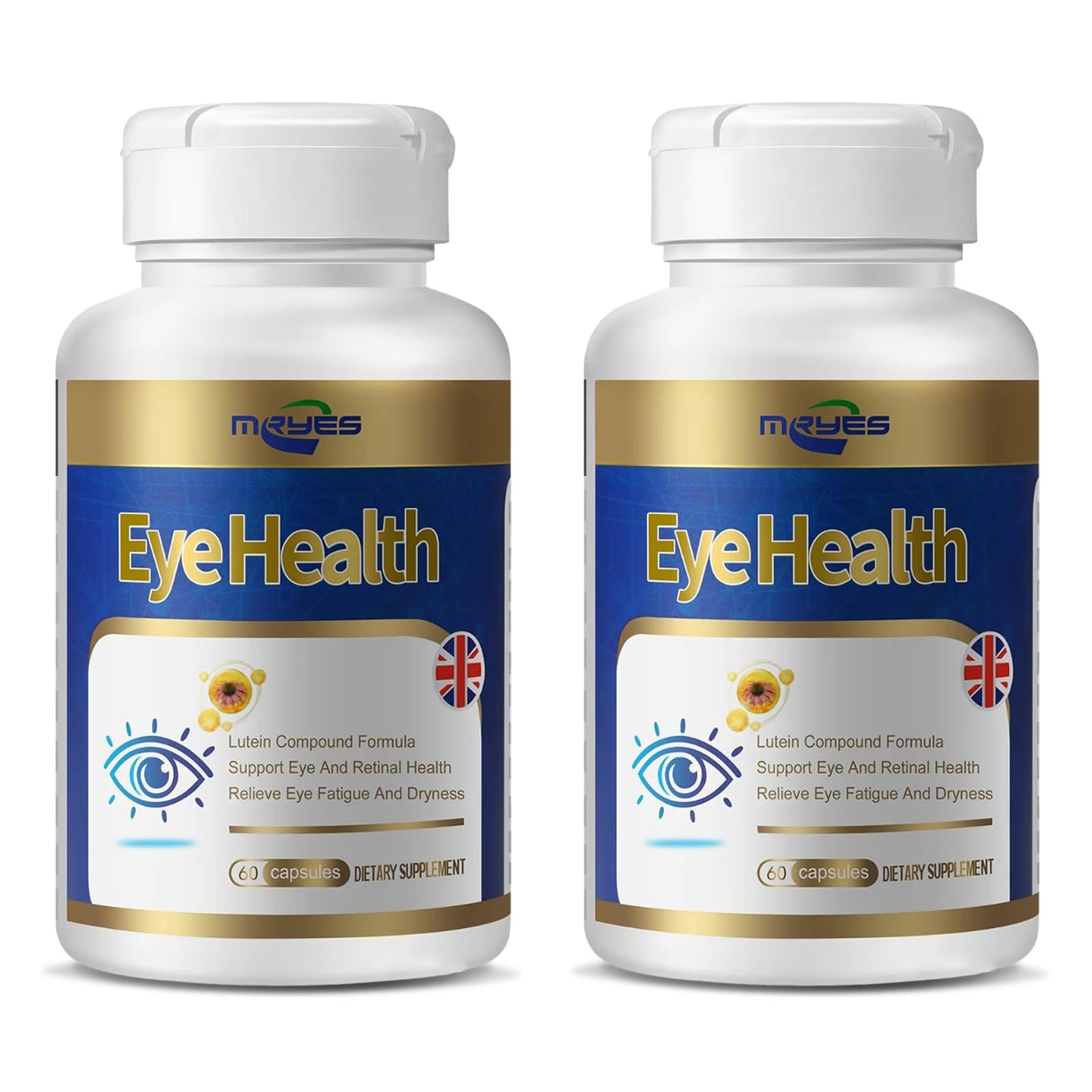 Anisx Lutein 20 mg with Zeaxanthin, Bilberry Extract, Vitamin E Eye Health Dietary Supplement for Men and Women, 120 Capsules