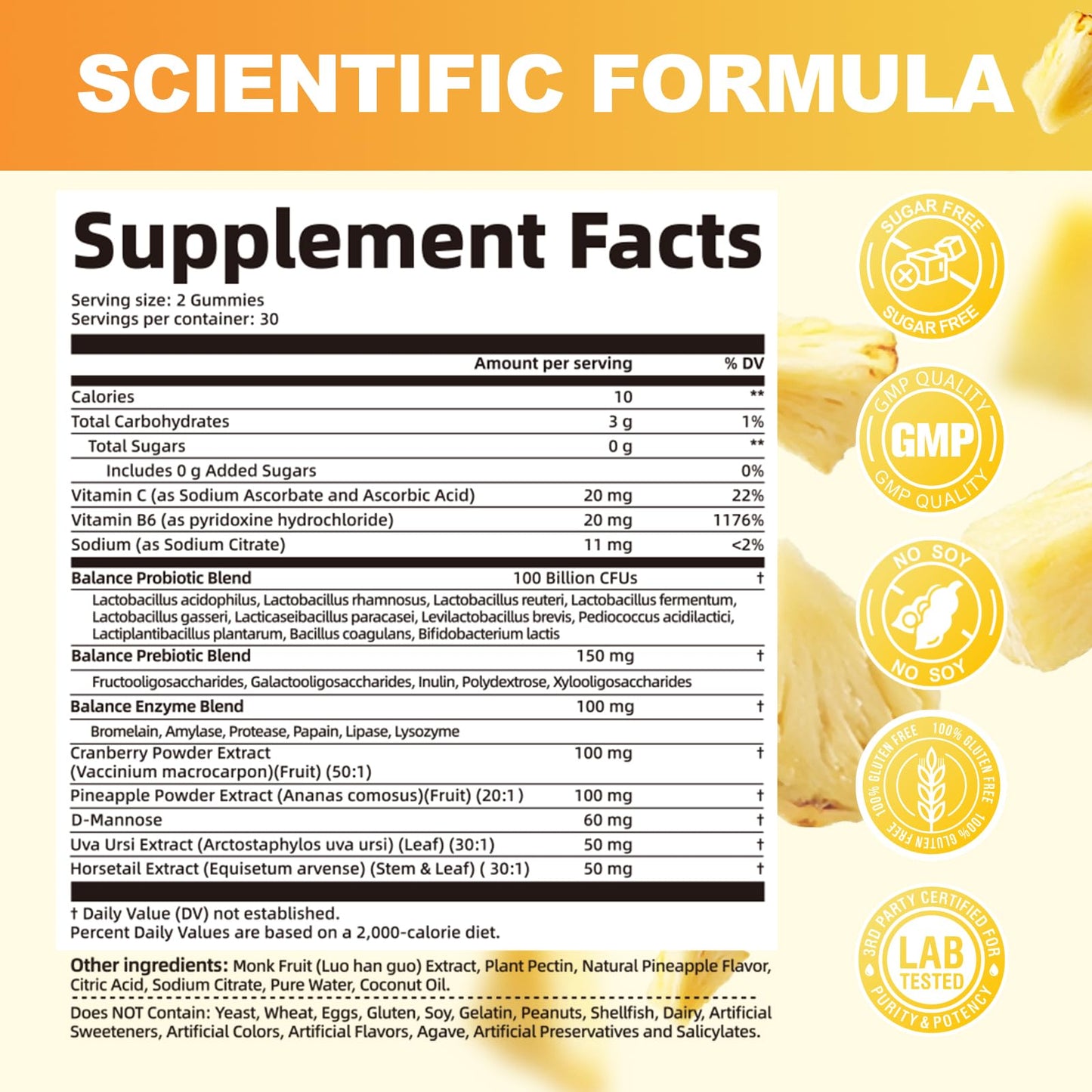 Migcopat Premium Feminine Balance Gummies, 120 Gummies