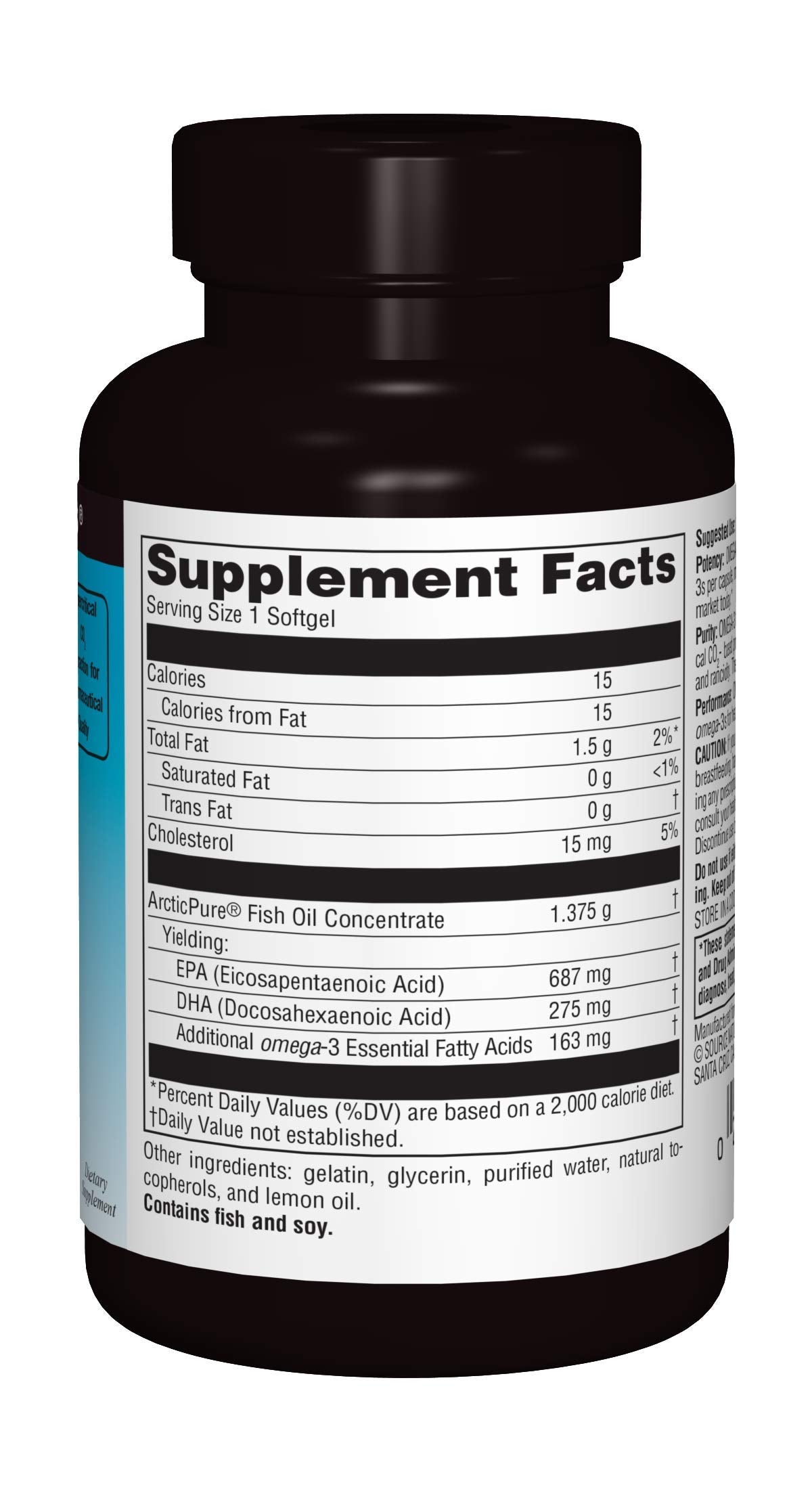Source Naturals ArcticPure Omega-3 Fish Oil Softgels 30 Count