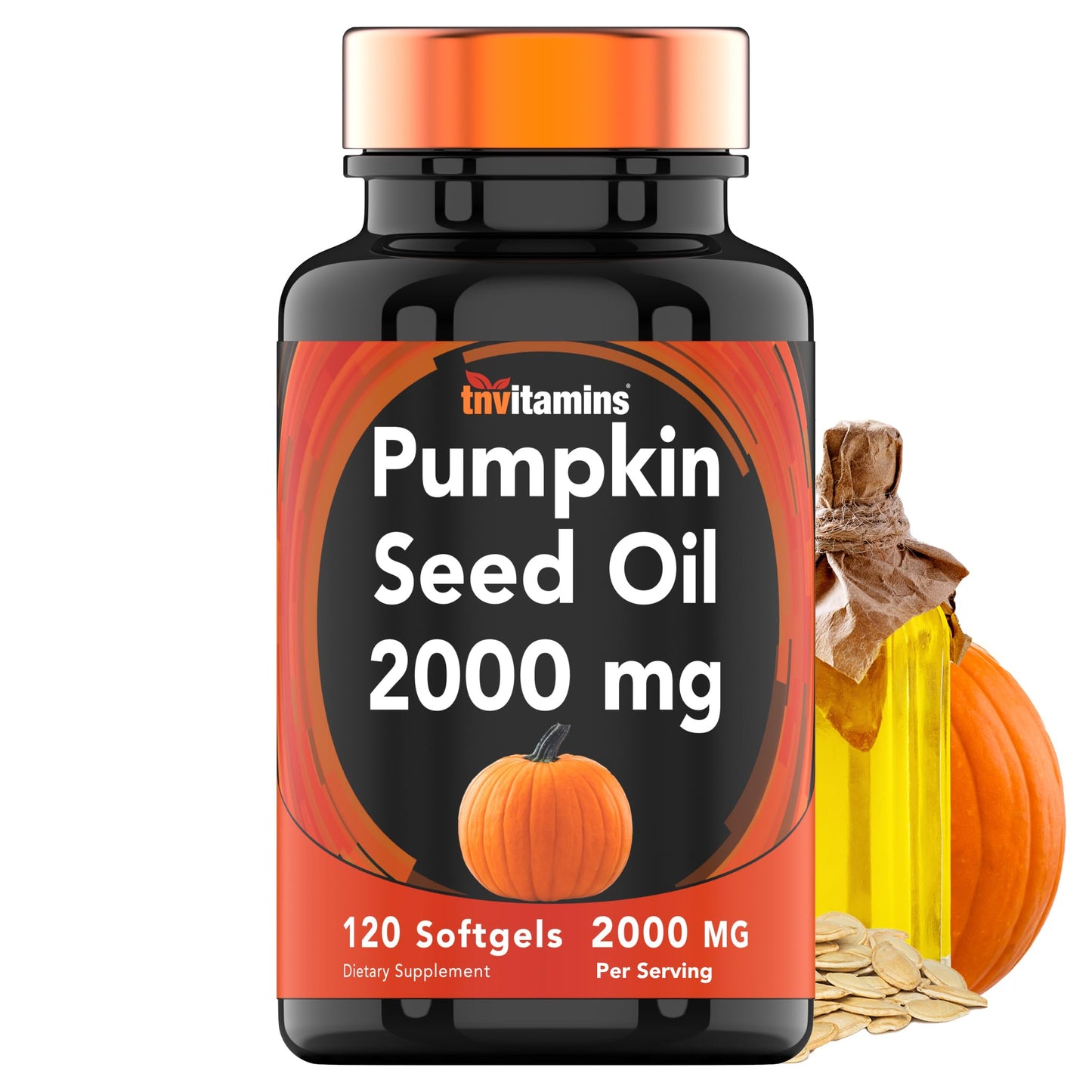 tnvitamins Pumpkin Seed Oil Softgel 120 Count