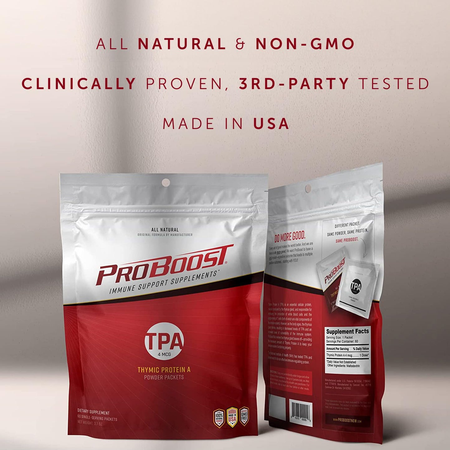 ProBoost Thymic Protein A (TPA) Powder Packets, 60 Packets