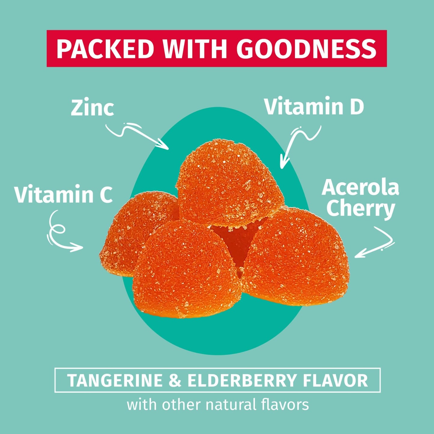 TEJA Immune Support Gummies, 60 Gummies