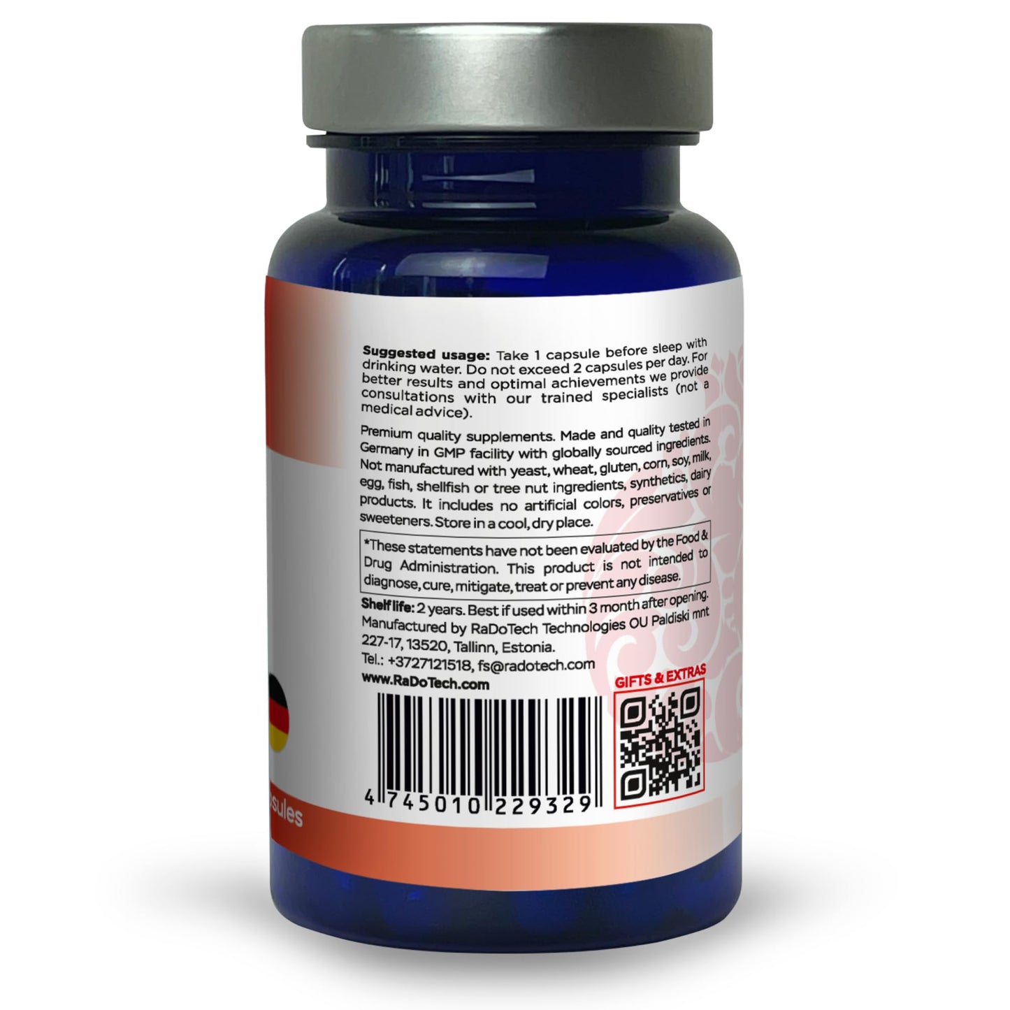 RaDoTech VeinoTune Varicose Veins Treatment for Legs Capsule 60 Count