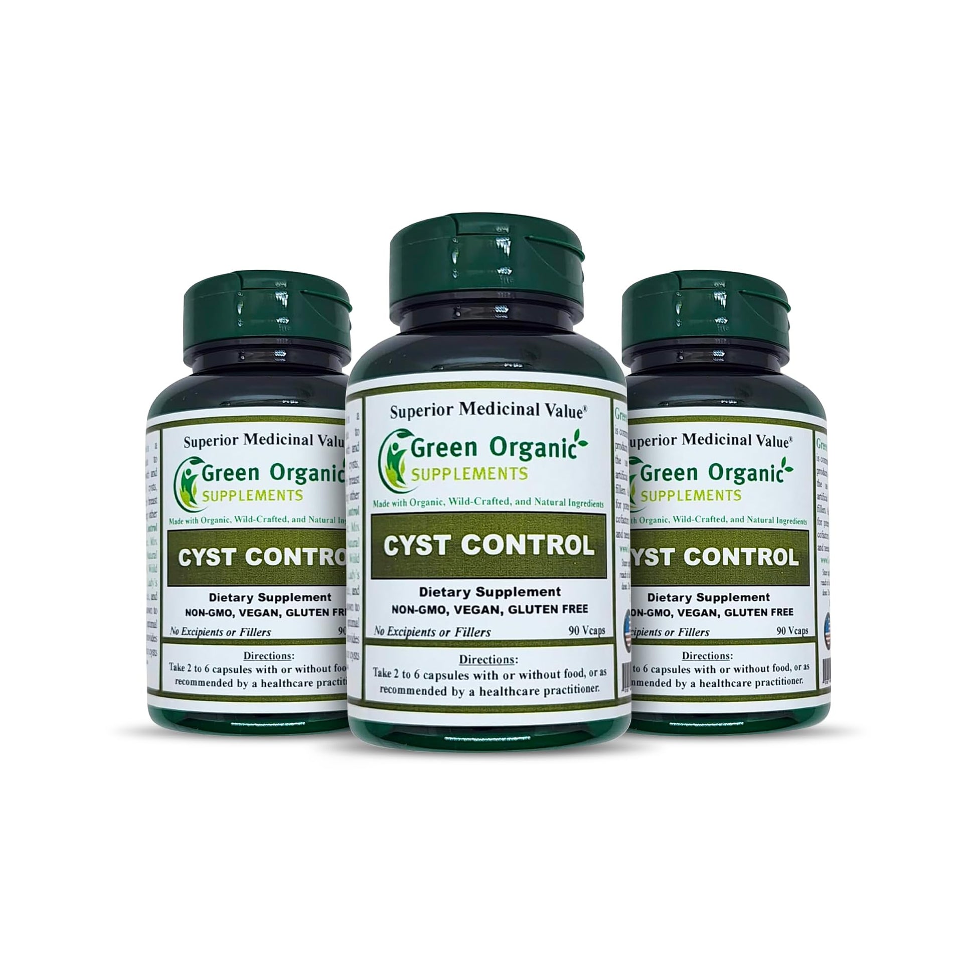 Green Organic Supplements Cyst, Breast Cyst 270 Capsules